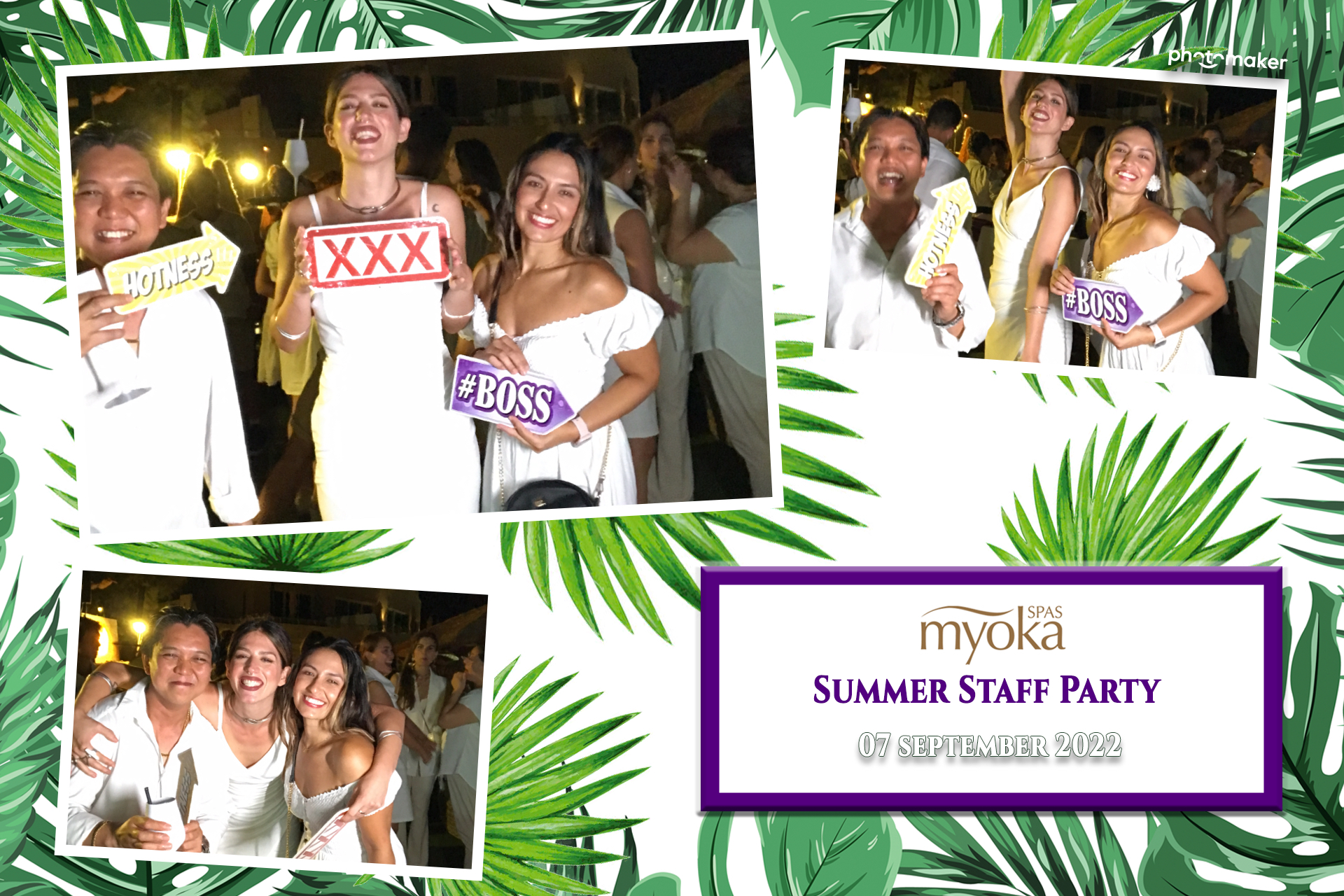 Myoka 5 Senses Spa Summer Party | View more photos from the event at gallery.photomakerphotobooth.com.mt/u/PhotomakerMalta/Myoka-5-Senses-Spa-Summer-Party