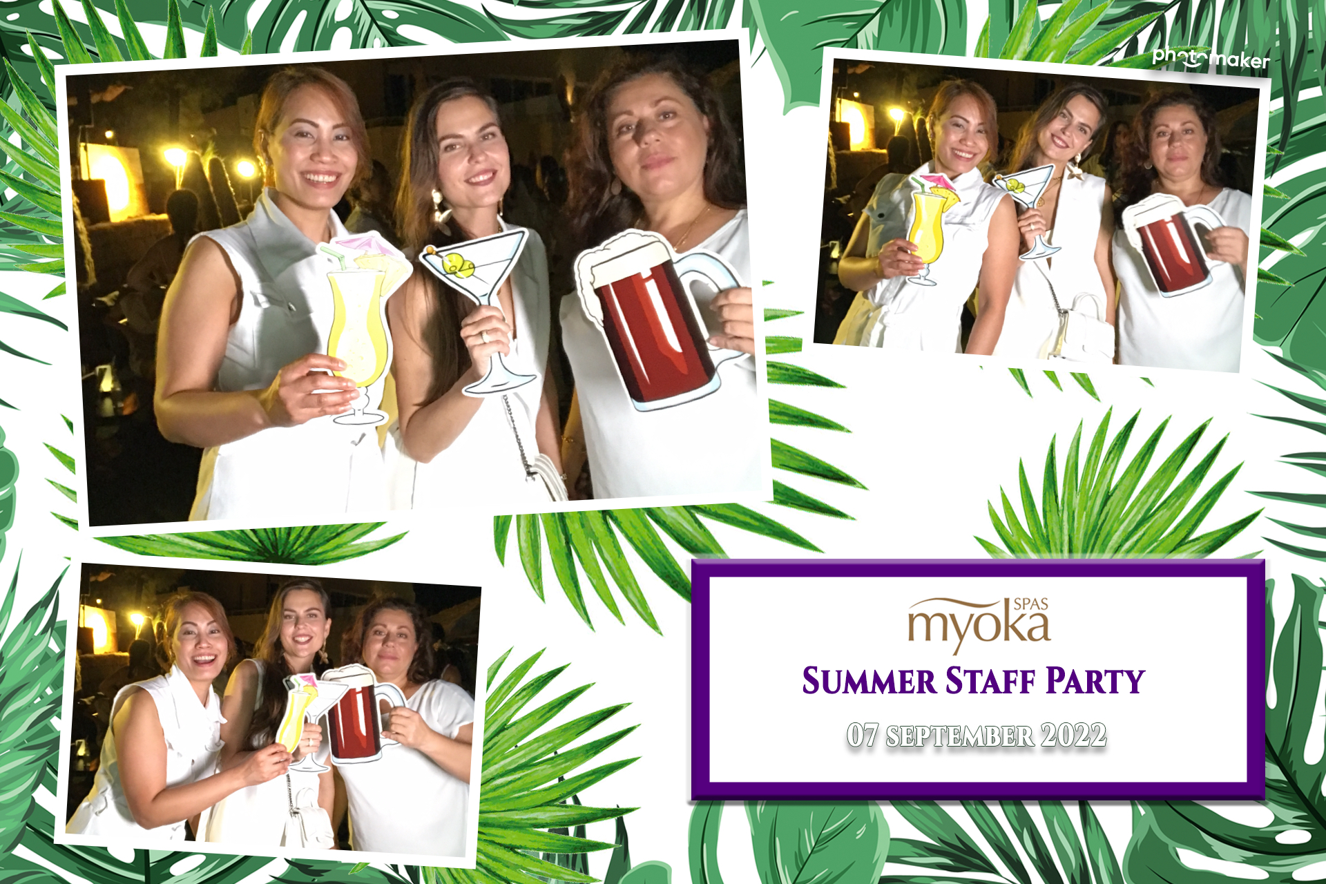 Myoka 5 Senses Spa Summer Party | View more photos from the event at gallery.photomakerphotobooth.com.mt/u/PhotomakerMalta/Myoka-5-Senses-Spa-Summer-Party