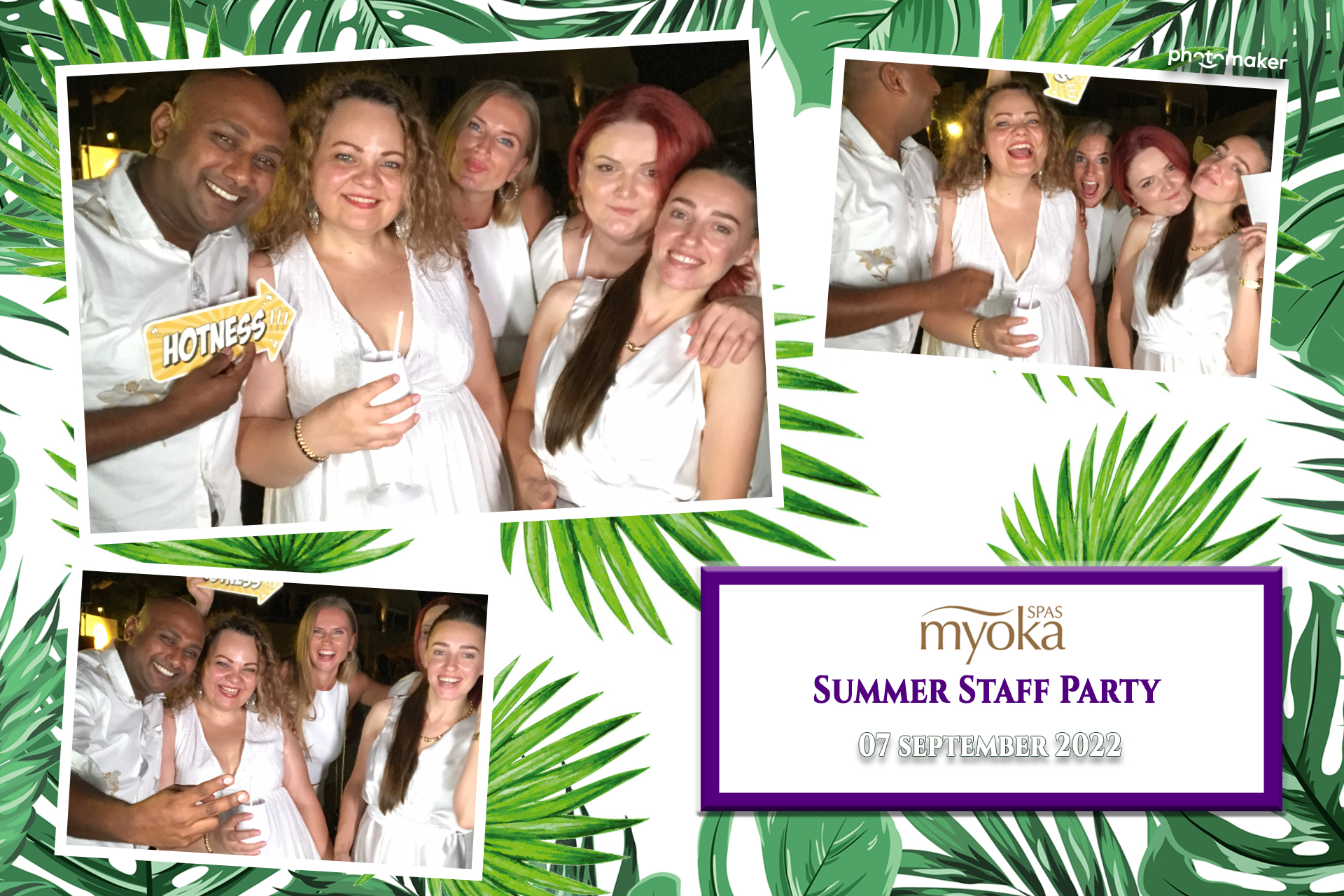 Myoka 5 Senses Spa Summer Party | View more photos from the event at gallery.photomakerphotobooth.com.mt/u/PhotomakerMalta/Myoka-5-Senses-Spa-Summer-Party