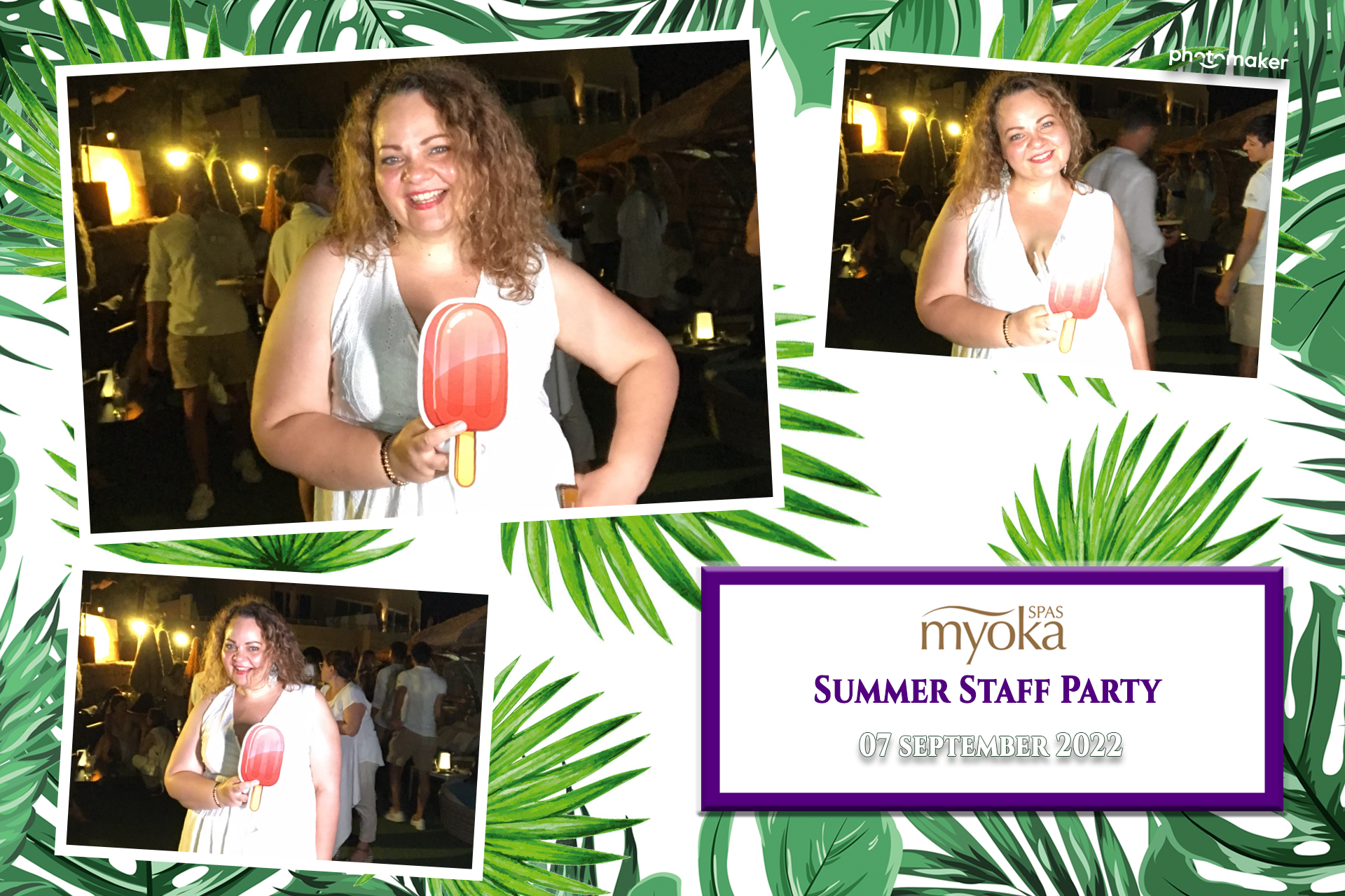 Myoka 5 Senses Spa Summer Party | View more photos from the event at gallery.photomakerphotobooth.com.mt/u/PhotomakerMalta/Myoka-5-Senses-Spa-Summer-Party