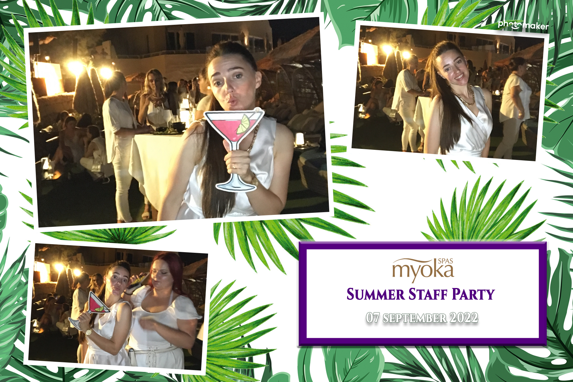 Myoka 5 Senses Spa Summer Party | View more photos from the event at gallery.photomakerphotobooth.com.mt/u/PhotomakerMalta/Myoka-5-Senses-Spa-Summer-Party