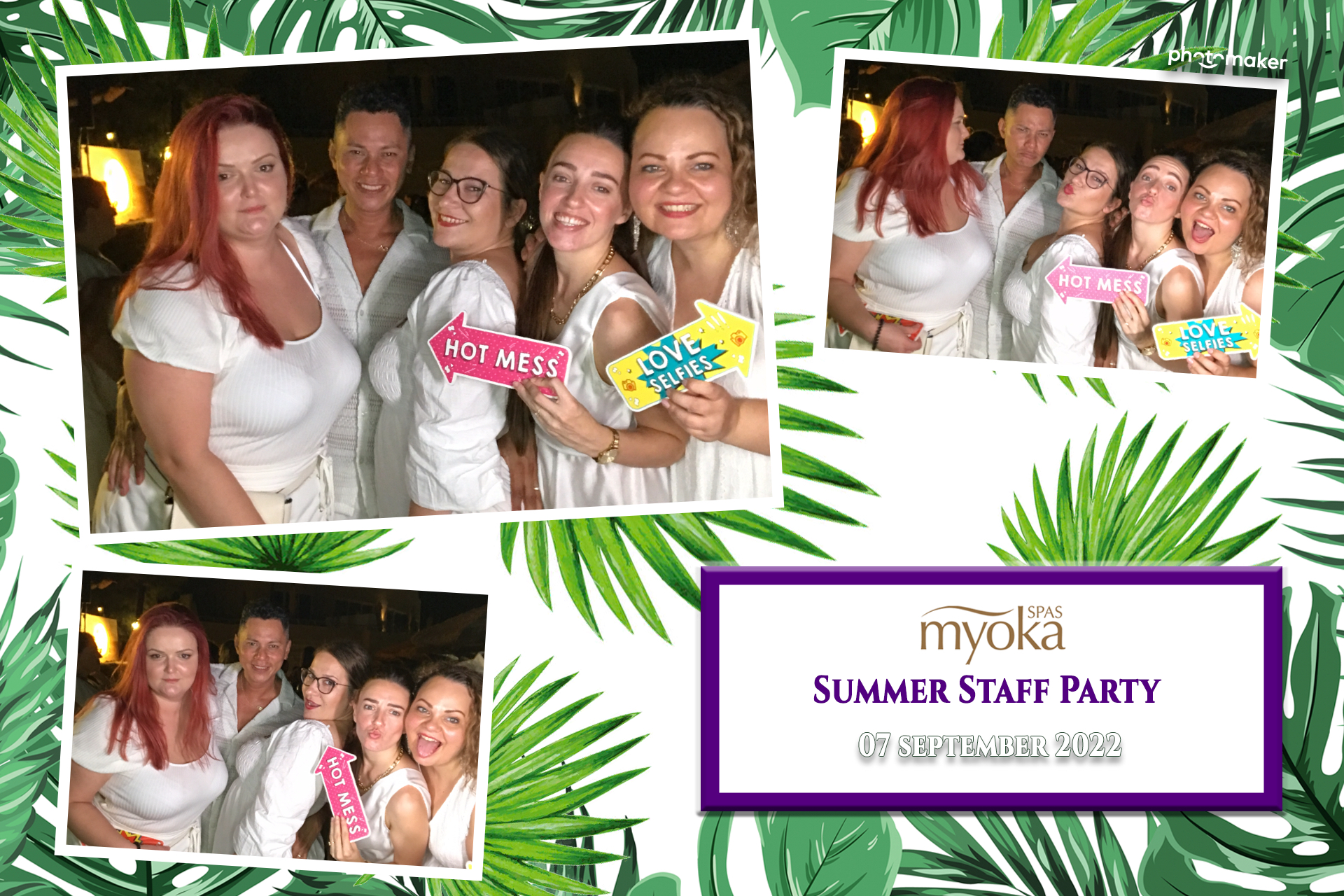 Myoka 5 Senses Spa Summer Party | View more photos from the event at gallery.photomakerphotobooth.com.mt/u/PhotomakerMalta/Myoka-5-Senses-Spa-Summer-Party