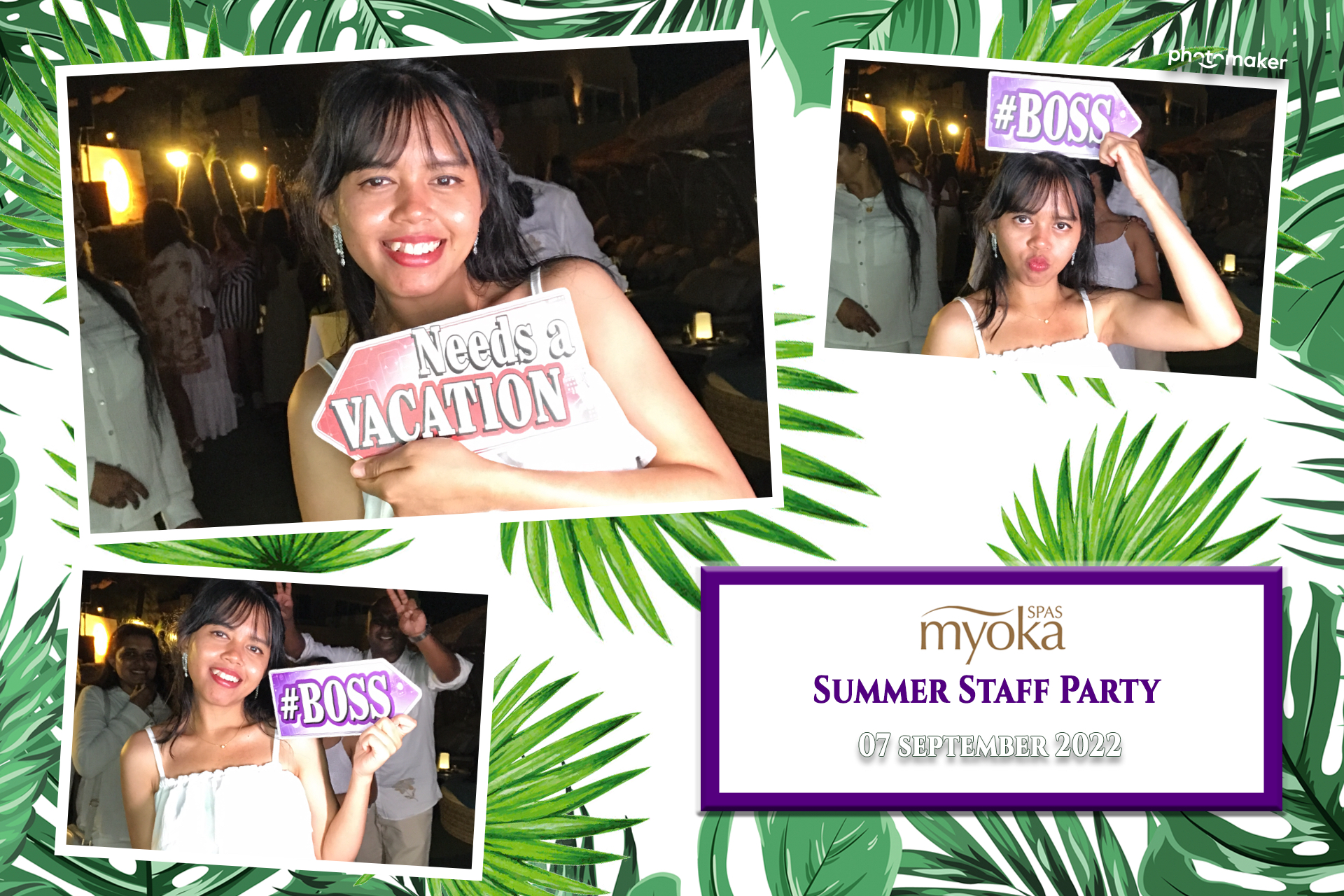 Myoka 5 Senses Spa Summer Party | View more photos from the event at gallery.photomakerphotobooth.com.mt/u/PhotomakerMalta/Myoka-5-Senses-Spa-Summer-Party