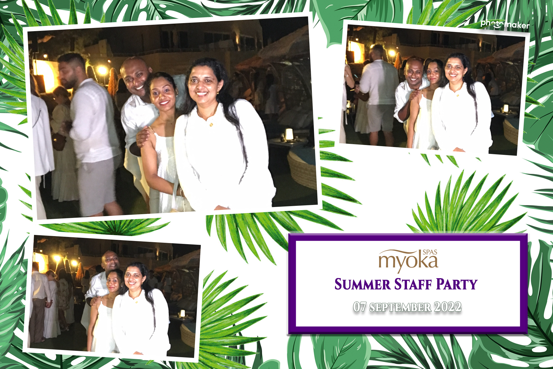 Myoka 5 Senses Spa Summer Party | View more photos from the event at gallery.photomakerphotobooth.com.mt/u/PhotomakerMalta/Myoka-5-Senses-Spa-Summer-Party