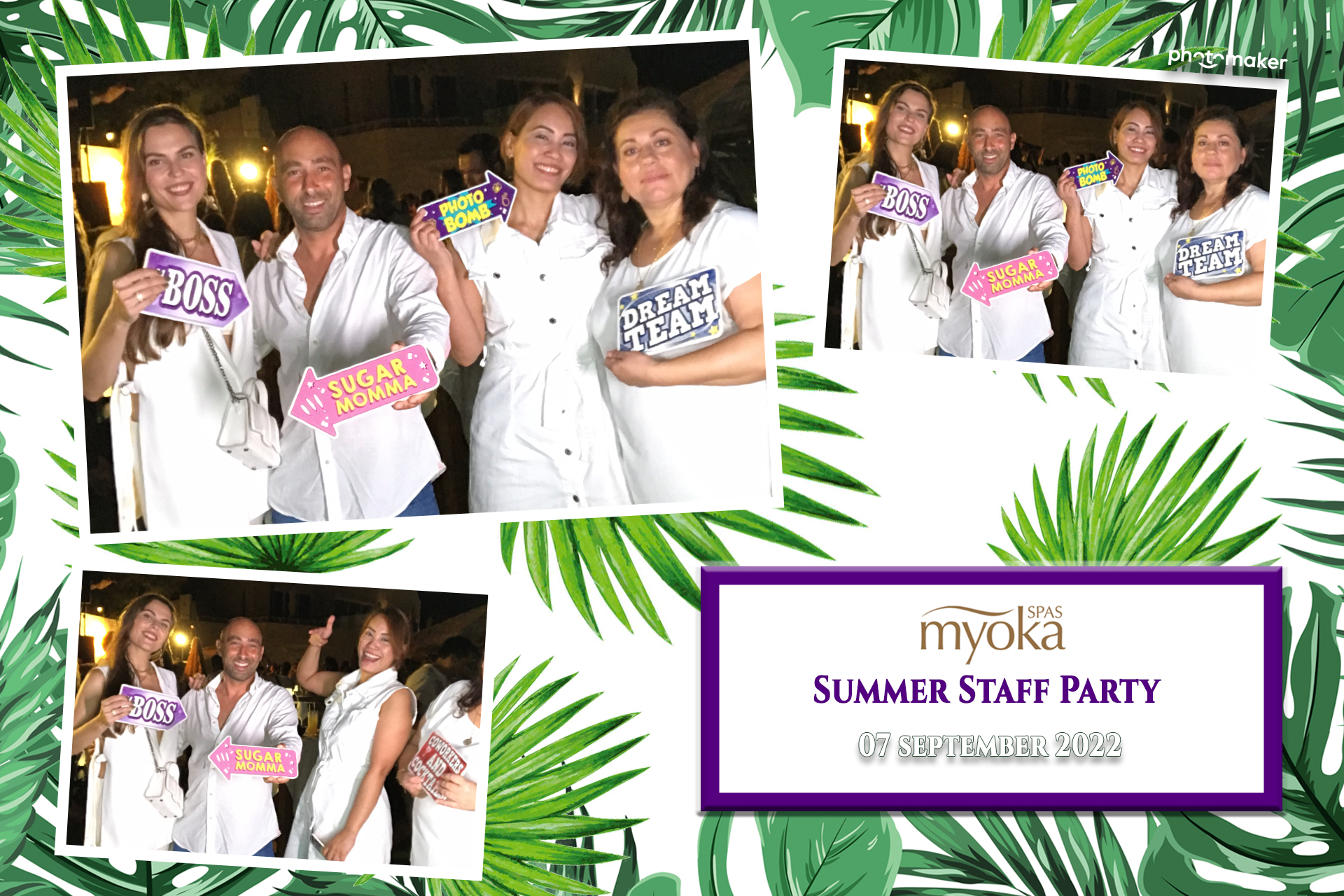 Myoka 5 Senses Spa Summer Party | View more photos from the event at gallery.photomakerphotobooth.com.mt/u/PhotomakerMalta/Myoka-5-Senses-Spa-Summer-Party