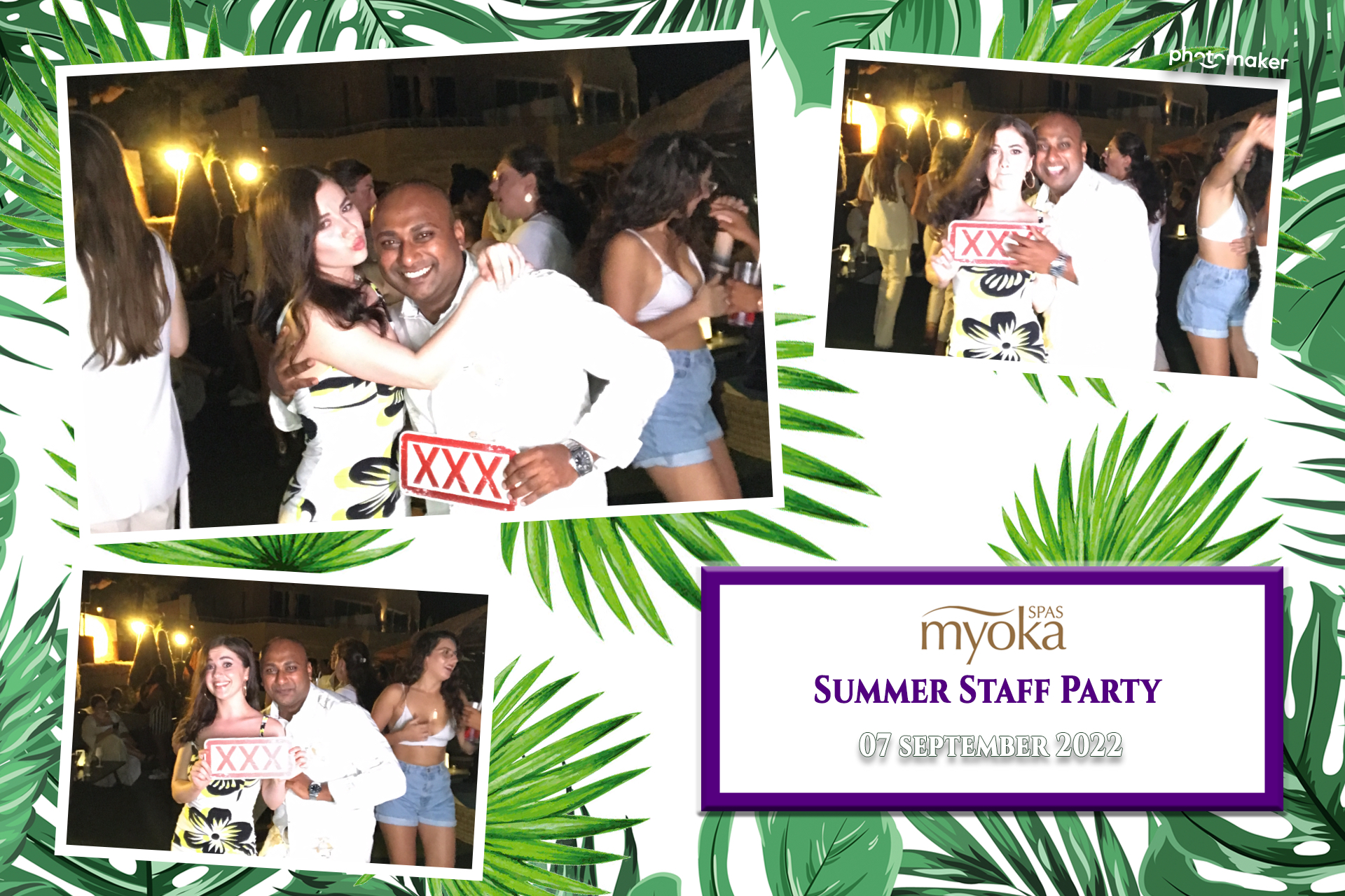 Myoka 5 Senses Spa Summer Party | View more photos from the event at gallery.photomakerphotobooth.com.mt/u/PhotomakerMalta/Myoka-5-Senses-Spa-Summer-Party