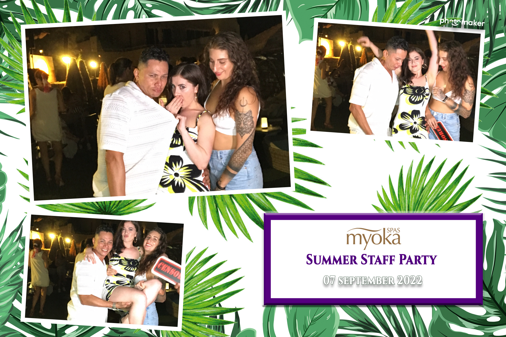 Myoka 5 Senses Spa Summer Party | View more photos from the event at gallery.photomakerphotobooth.com.mt/u/PhotomakerMalta/Myoka-5-Senses-Spa-Summer-Party
