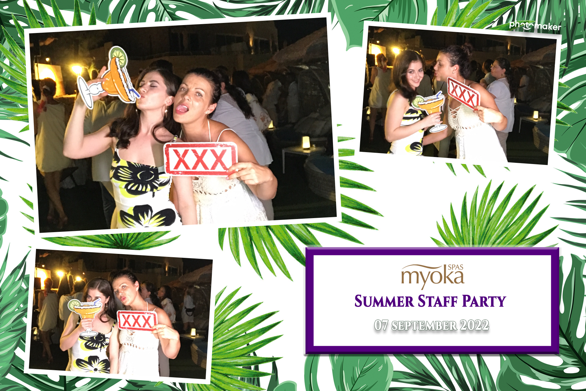 Myoka 5 Senses Spa Summer Party | View more photos from the event at gallery.photomakerphotobooth.com.mt/u/PhotomakerMalta/Myoka-5-Senses-Spa-Summer-Party