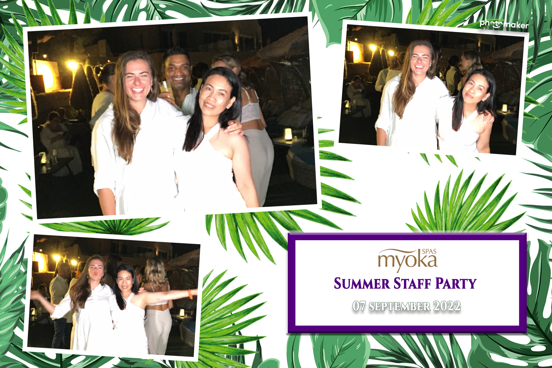 Myoka 5 Senses Spa Summer Party | View more photos from the event at gallery.photomakerphotobooth.com.mt/u/PhotomakerMalta/Myoka-5-Senses-Spa-Summer-Party