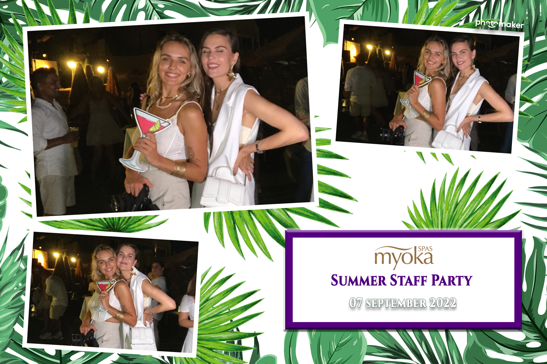 Myoka 5 Senses Spa Summer Party | View more photos from the event at gallery.photomakerphotobooth.com.mt/u/PhotomakerMalta/Myoka-5-Senses-Spa-Summer-Party