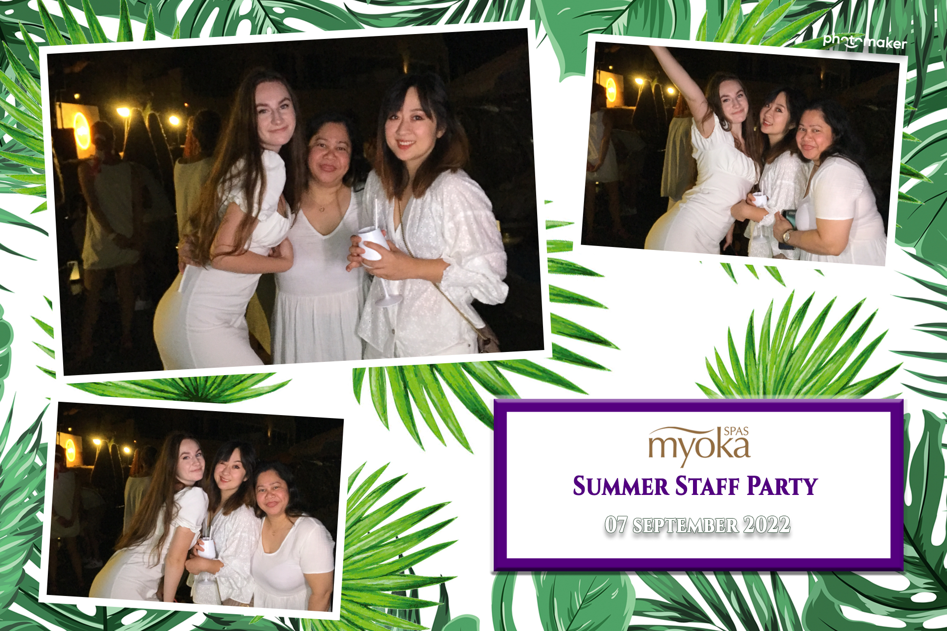 Myoka 5 Senses Spa Summer Party | View more photos from the event at gallery.photomakerphotobooth.com.mt/u/PhotomakerMalta/Myoka-5-Senses-Spa-Summer-Party