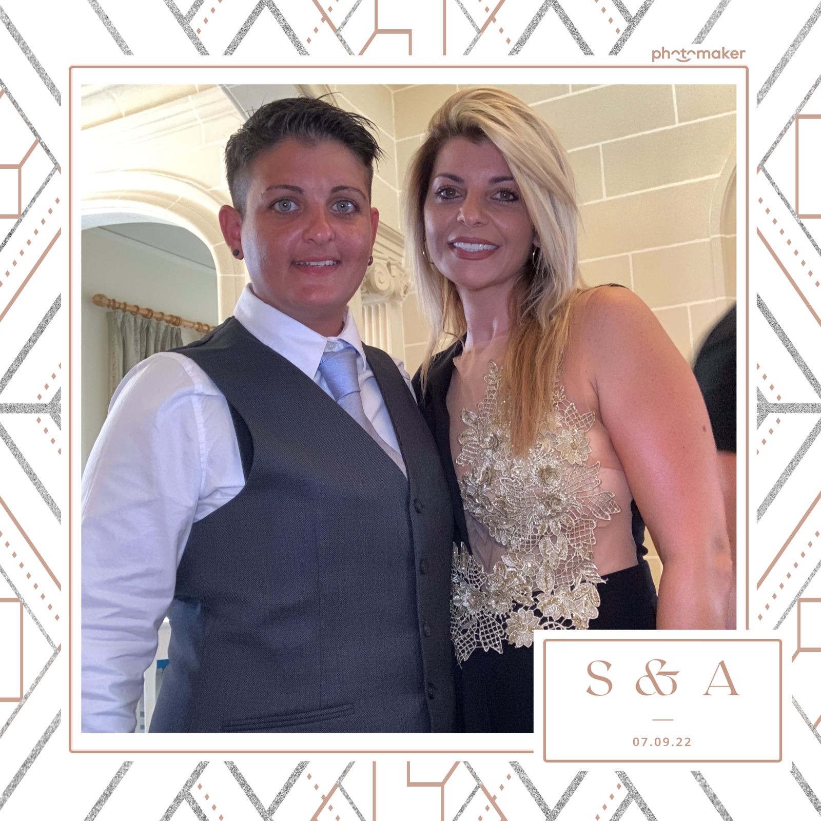 Stephanie & Alina's Wedding | View more photos from the event at gallery.photomakerphotobooth.com.mt/u/PhotomakerMalta/Stephanie-Alinas-Wedding
