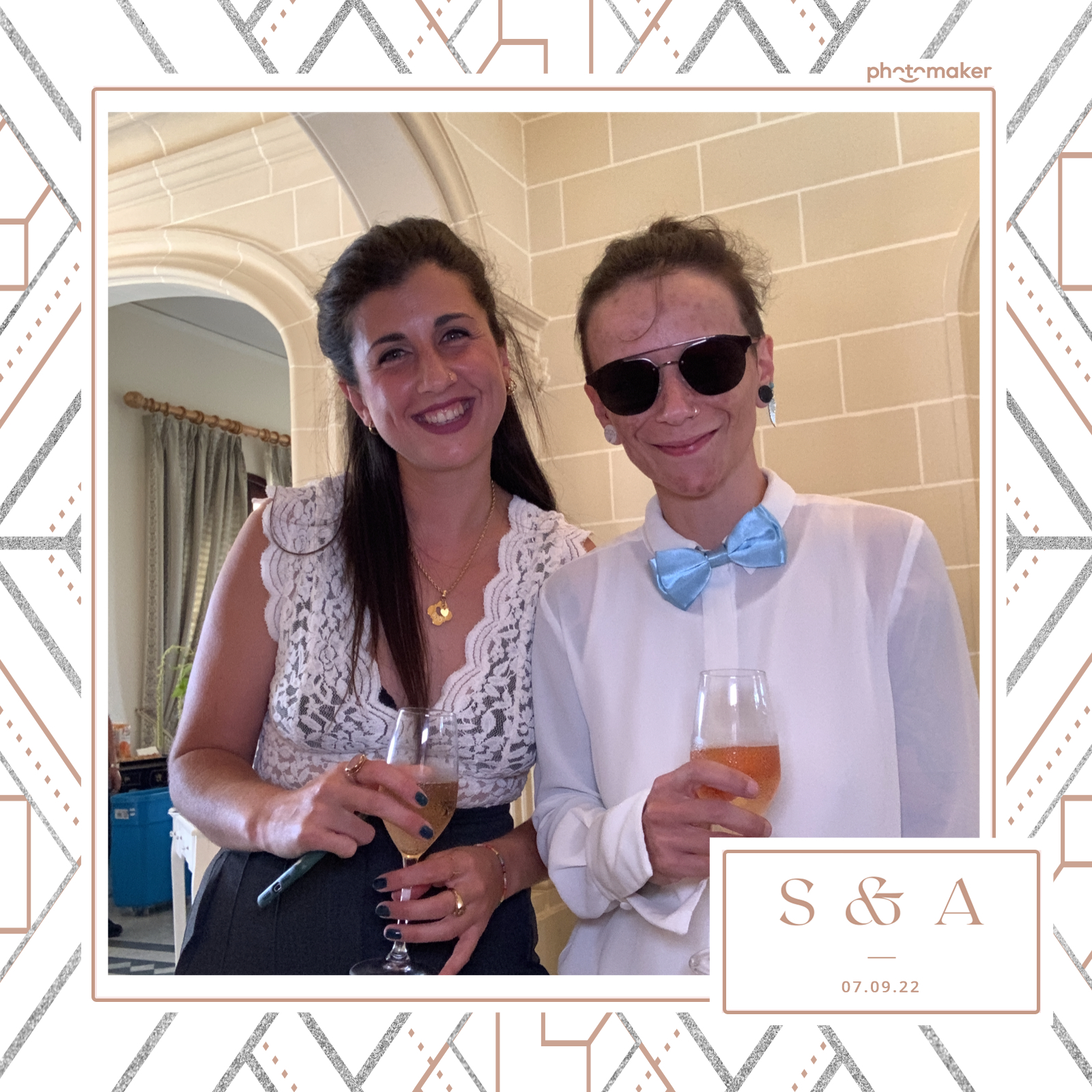 Stephanie & Alina's Wedding | View more photos from the event at gallery.photomakerphotobooth.com.mt/u/PhotomakerMalta/Stephanie-Alinas-Wedding