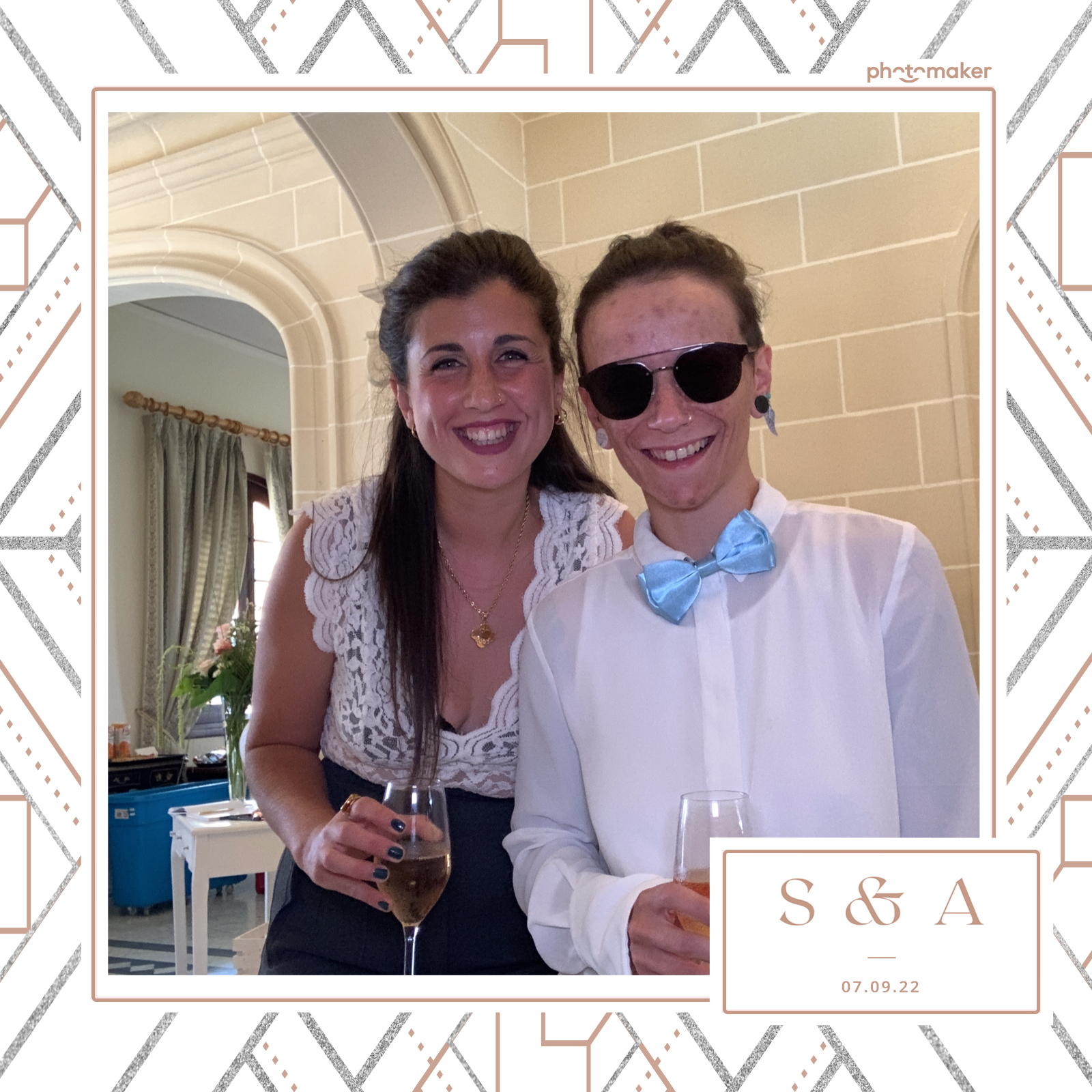 Stephanie & Alina's Wedding | View more photos from the event at gallery.photomakerphotobooth.com.mt/u/PhotomakerMalta/Stephanie-Alinas-Wedding