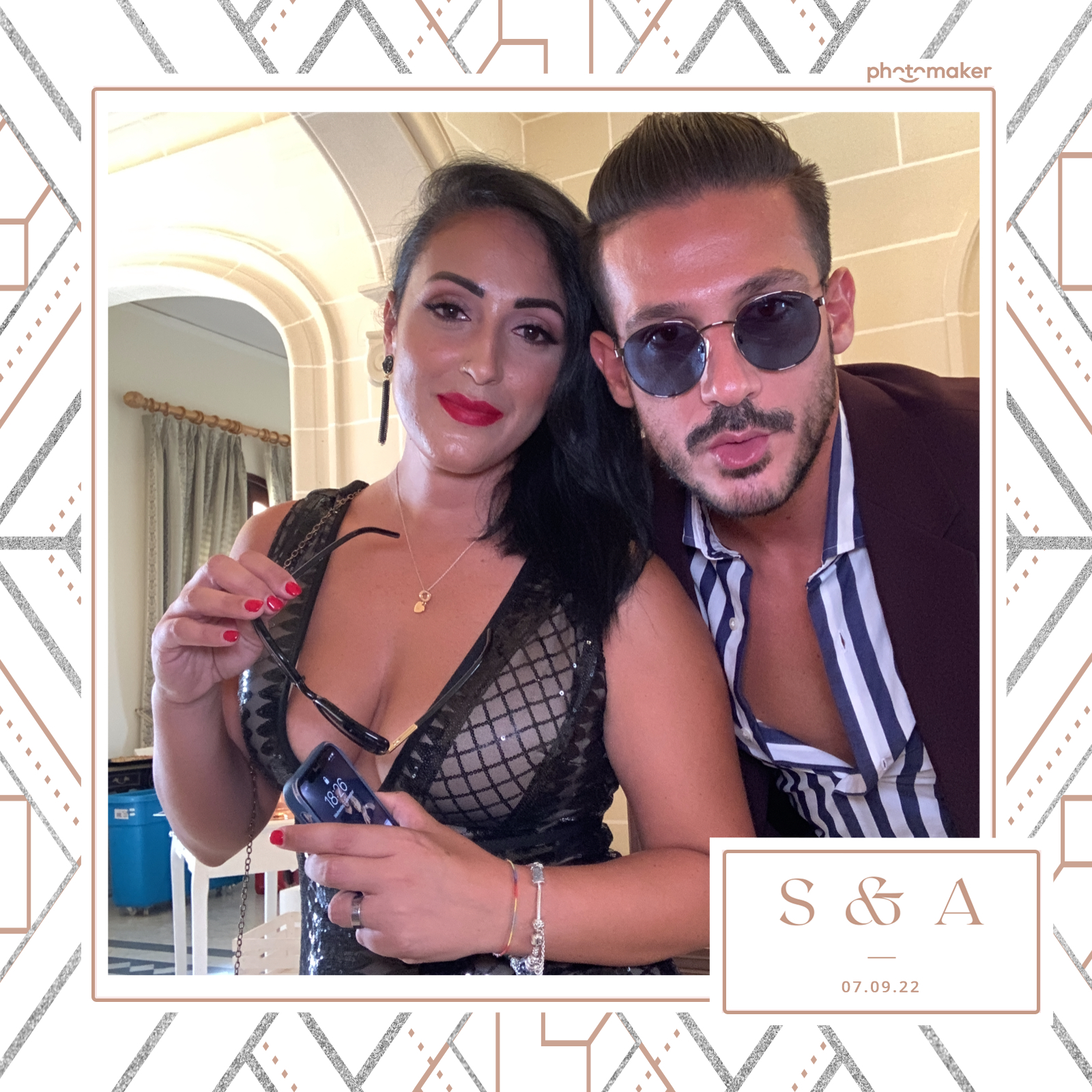Stephanie & Alina's Wedding | View more photos from the event at gallery.photomakerphotobooth.com.mt/u/PhotomakerMalta/Stephanie-Alinas-Wedding