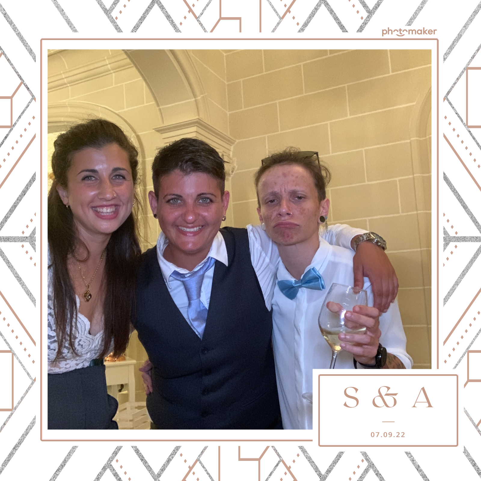Stephanie & Alina's Wedding | View more photos from the event at gallery.photomakerphotobooth.com.mt/u/PhotomakerMalta/Stephanie-Alinas-Wedding