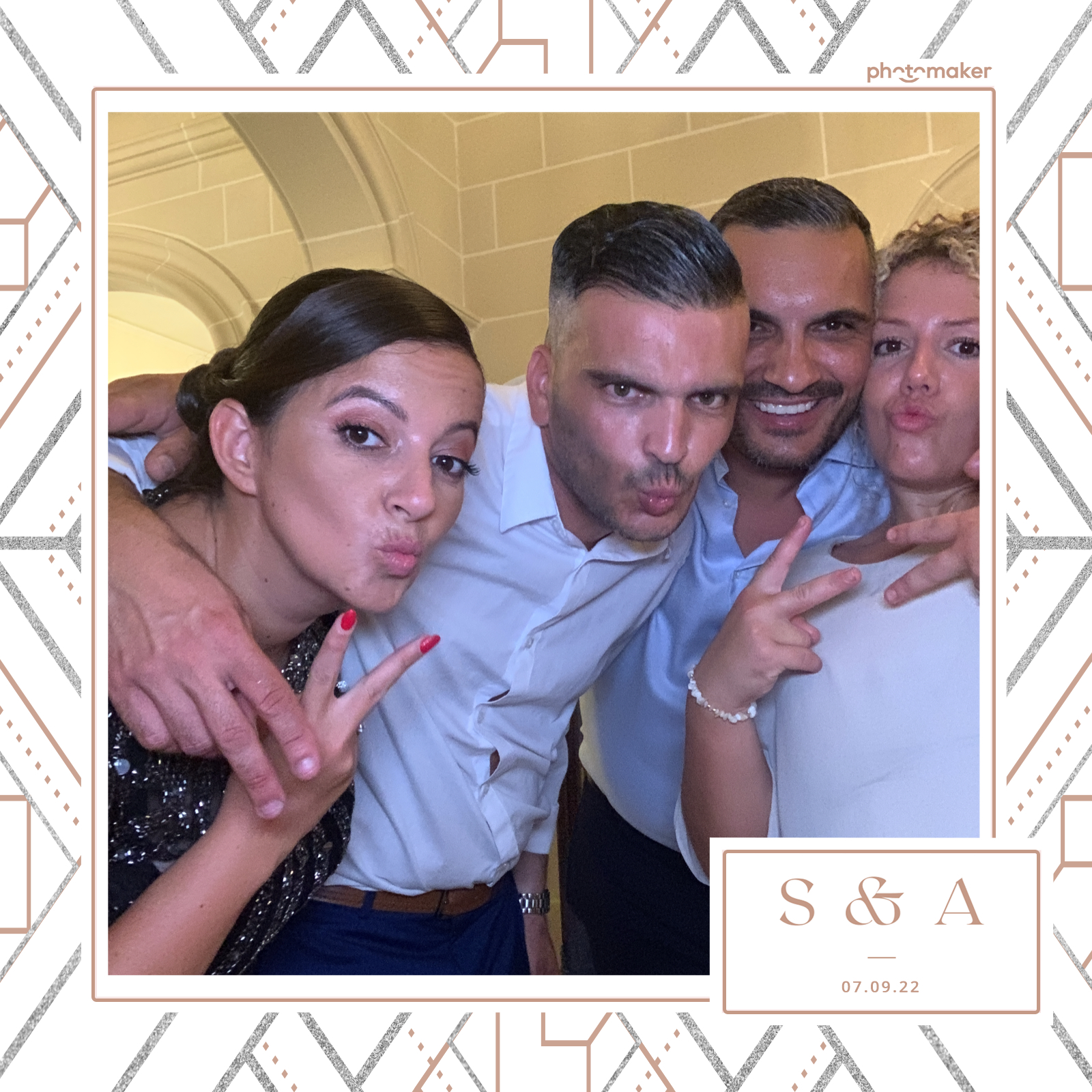 Stephanie & Alina's Wedding | View more photos from the event at gallery.photomakerphotobooth.com.mt/u/PhotomakerMalta/Stephanie-Alinas-Wedding