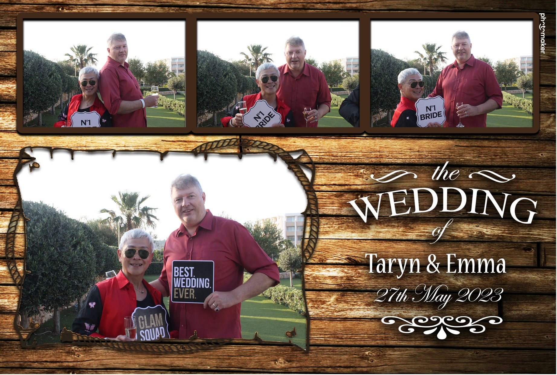 Emma & Taryn's Wedding | View more photos from the event at gallery.photomakerphotobooth.com.mt/u/PhotomakerMalta/Emma-Taryns-Wedding