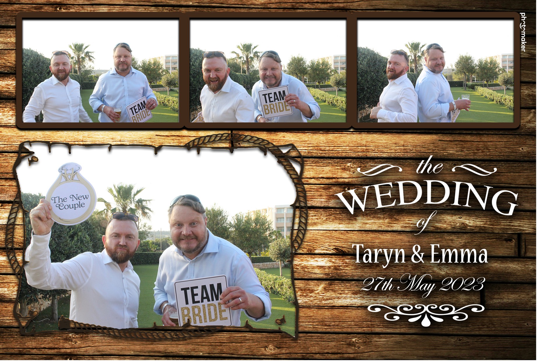 Emma & Taryn's Wedding | View more photos from the event at gallery.photomakerphotobooth.com.mt/u/PhotomakerMalta/Emma-Taryns-Wedding