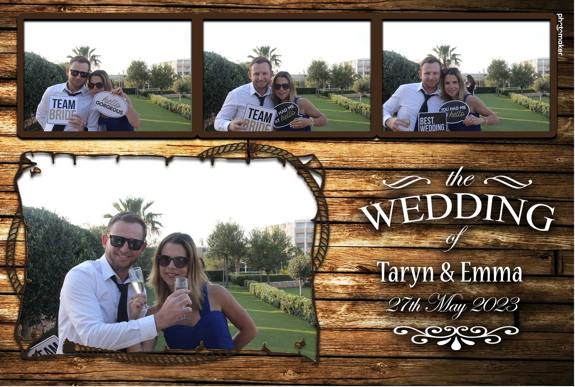 Emma & Taryn's Wedding | View more photos from the event at gallery.photomakerphotobooth.com.mt/u/PhotomakerMalta/Emma-Taryns-Wedding