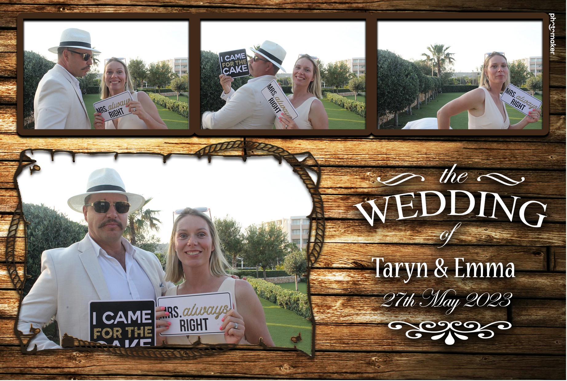 Emma & Taryn's Wedding | View more photos from the event at gallery.photomakerphotobooth.com.mt/u/PhotomakerMalta/Emma-Taryns-Wedding