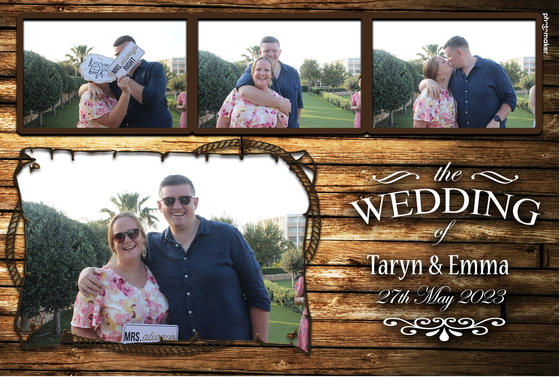 Emma & Taryn's Wedding | View more photos from the event at gallery.photomakerphotobooth.com.mt/u/PhotomakerMalta/Emma-Taryns-Wedding
