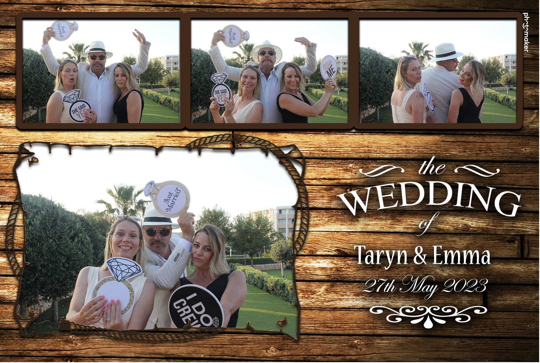 Emma & Taryn's Wedding | View more photos from the event at gallery.photomakerphotobooth.com.mt/u/PhotomakerMalta/Emma-Taryns-Wedding