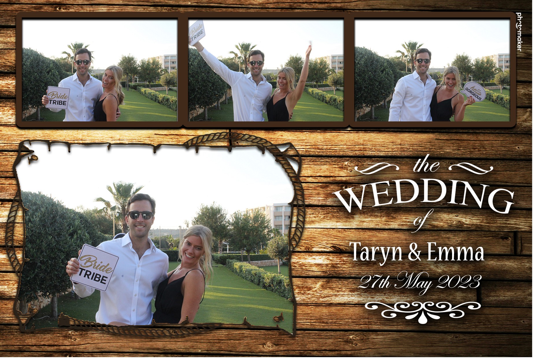 Emma & Taryn's Wedding | View more photos from the event at gallery.photomakerphotobooth.com.mt/u/PhotomakerMalta/Emma-Taryns-Wedding
