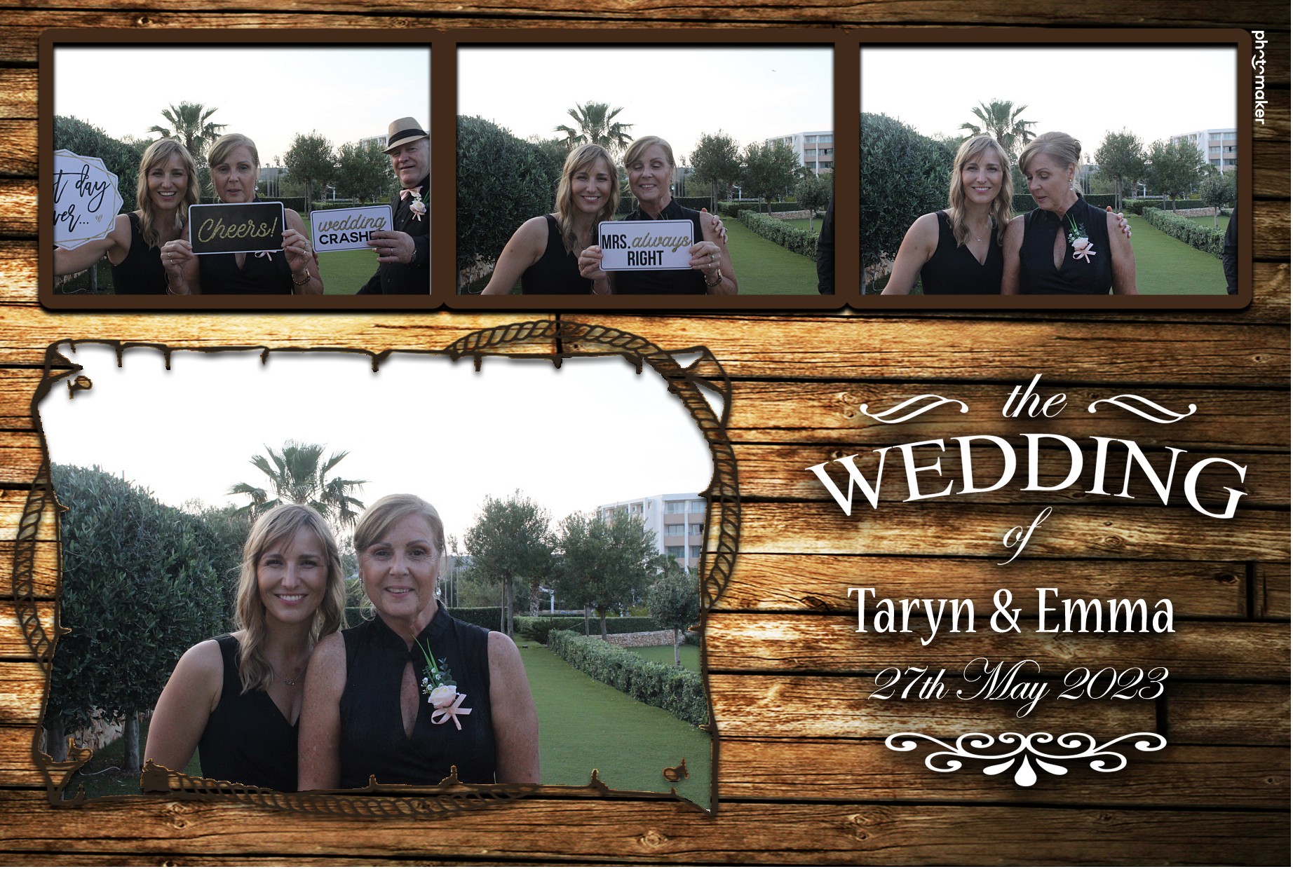 Emma & Taryn's Wedding | View more photos from the event at gallery.photomakerphotobooth.com.mt/u/PhotomakerMalta/Emma-Taryns-Wedding