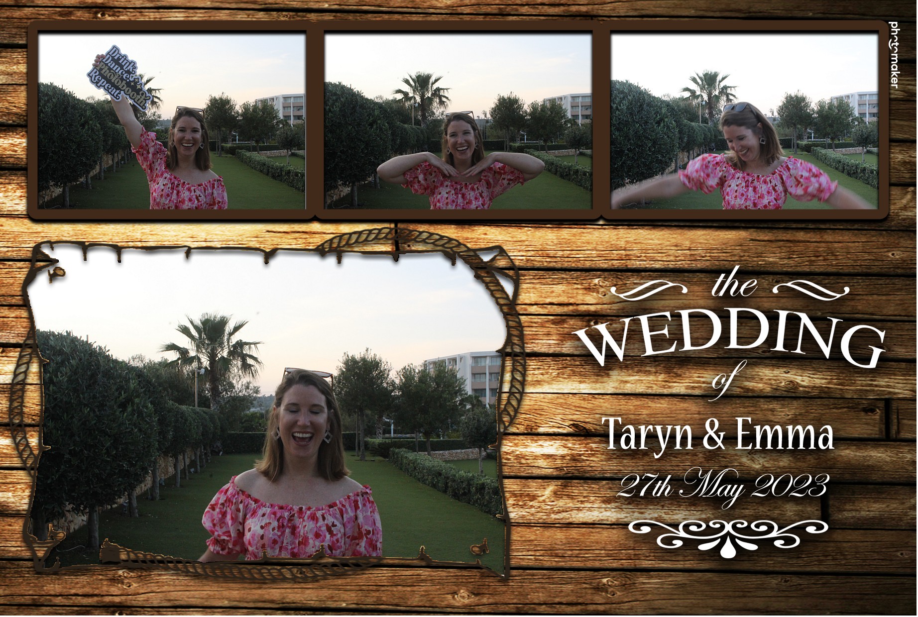 Emma & Taryn's Wedding | View more photos from the event at gallery.photomakerphotobooth.com.mt/u/PhotomakerMalta/Emma-Taryns-Wedding