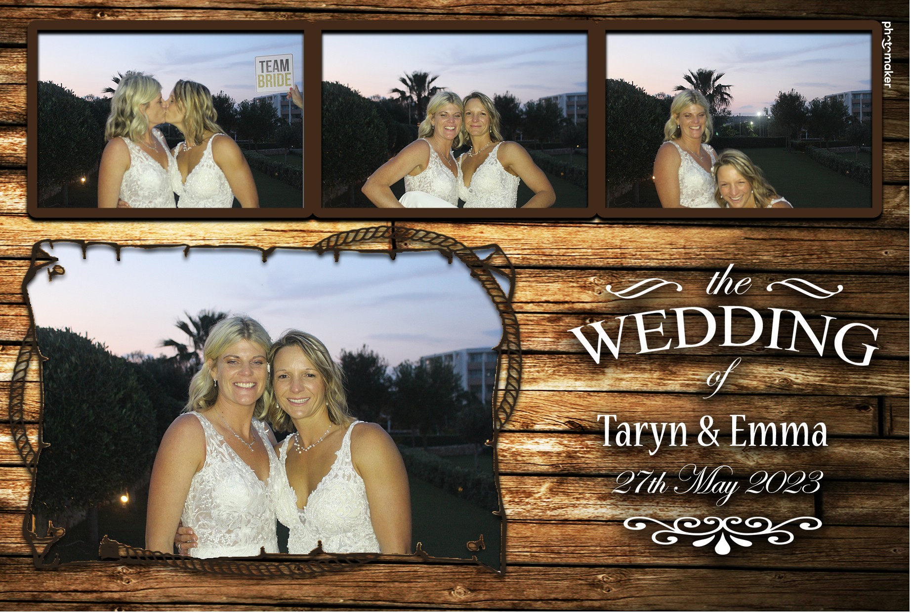 Emma & Taryn's Wedding | View more photos from the event at gallery.photomakerphotobooth.com.mt/u/PhotomakerMalta/Emma-Taryns-Wedding