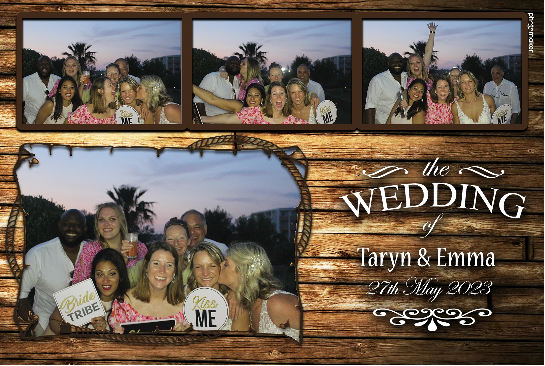 Emma & Taryn's Wedding | View more photos from the event at gallery.photomakerphotobooth.com.mt/u/PhotomakerMalta/Emma-Taryns-Wedding