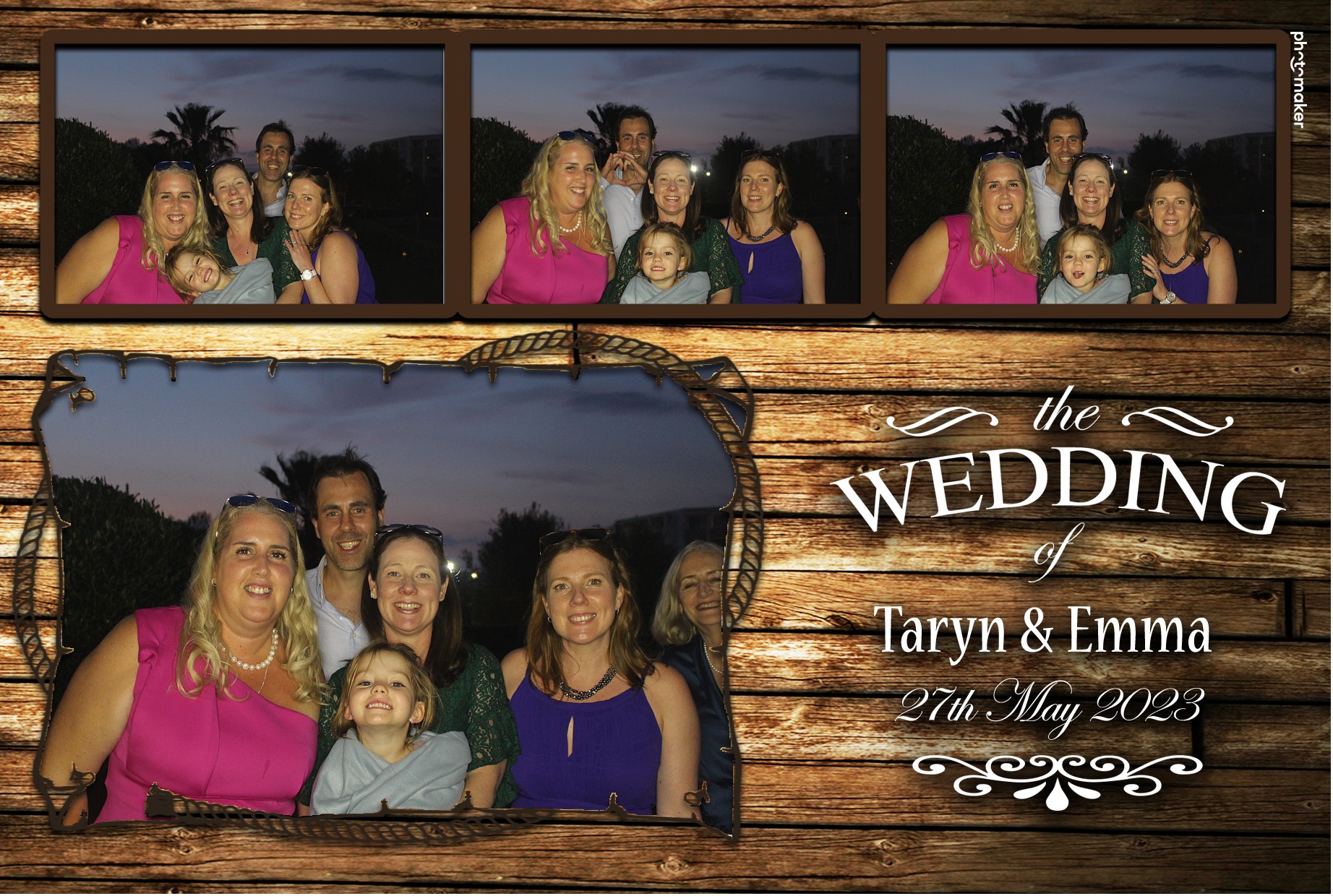 Emma & Taryn's Wedding | View more photos from the event at gallery.photomakerphotobooth.com.mt/u/PhotomakerMalta/Emma-Taryns-Wedding