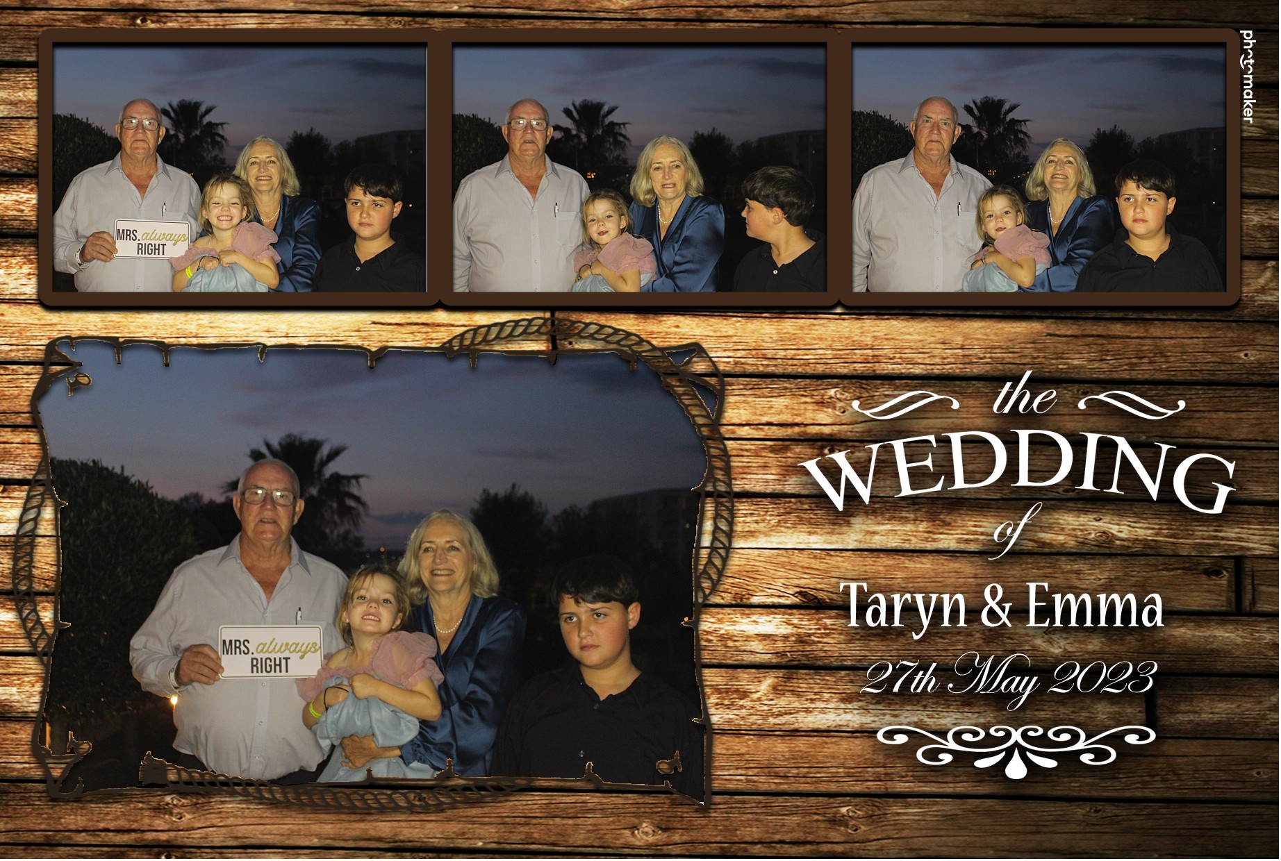 Emma & Taryn's Wedding | View more photos from the event at gallery.photomakerphotobooth.com.mt/u/PhotomakerMalta/Emma-Taryns-Wedding