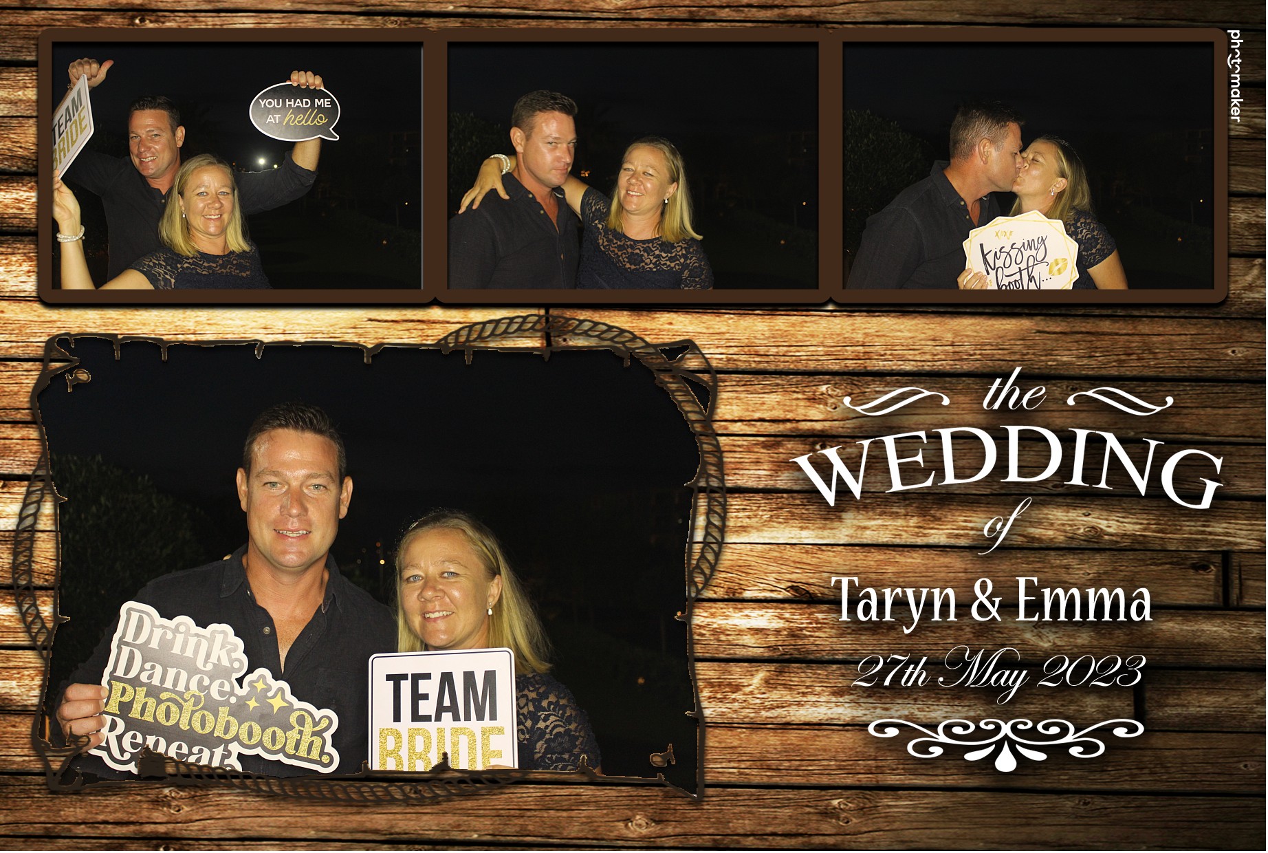 Emma & Taryn's Wedding | View more photos from the event at gallery.photomakerphotobooth.com.mt/u/PhotomakerMalta/Emma-Taryns-Wedding