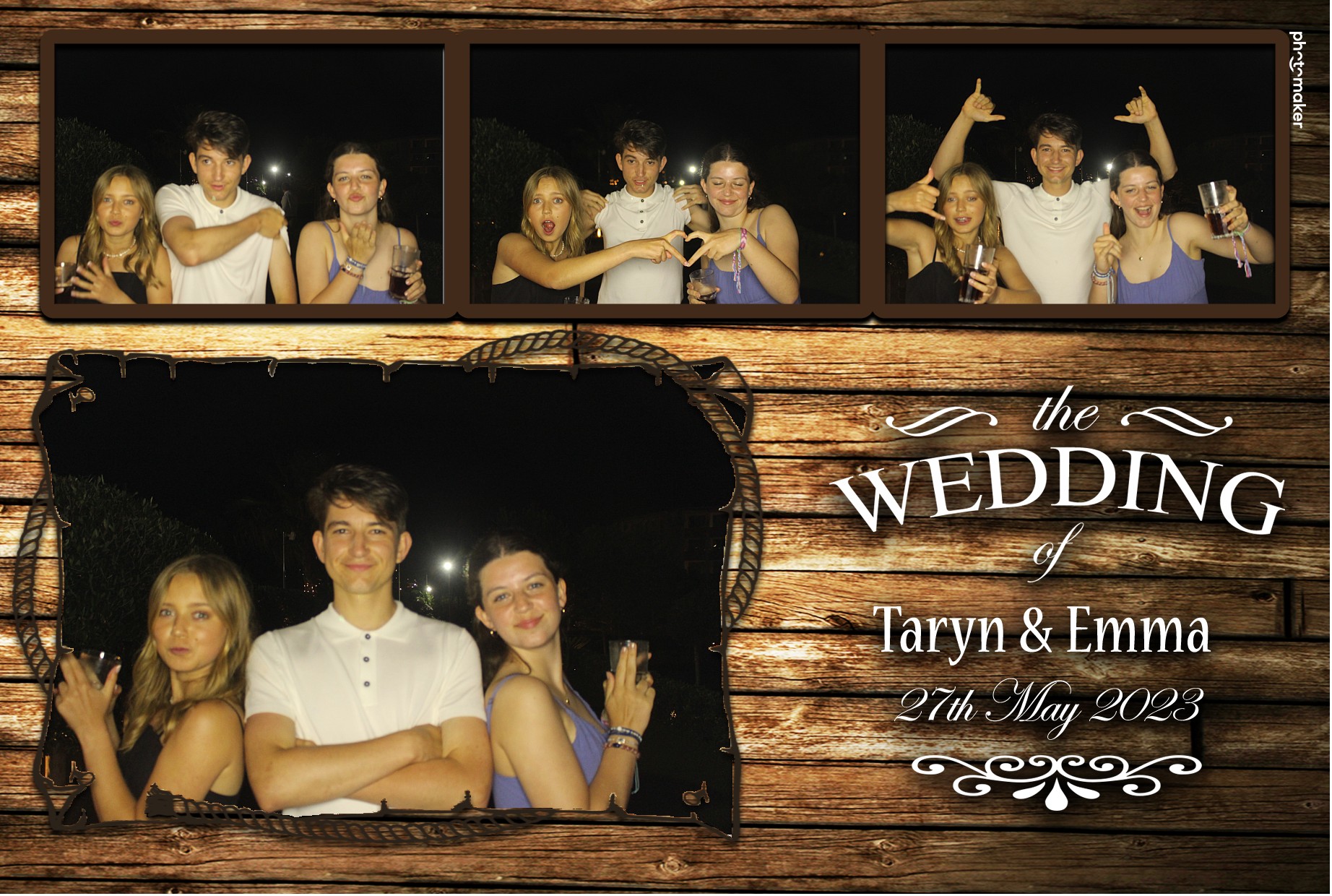 Emma & Taryn's Wedding | View more photos from the event at gallery.photomakerphotobooth.com.mt/u/PhotomakerMalta/Emma-Taryns-Wedding