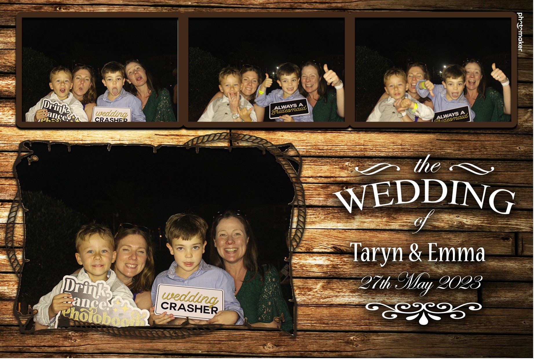Emma & Taryn's Wedding | View more photos from the event at gallery.photomakerphotobooth.com.mt/u/PhotomakerMalta/Emma-Taryns-Wedding