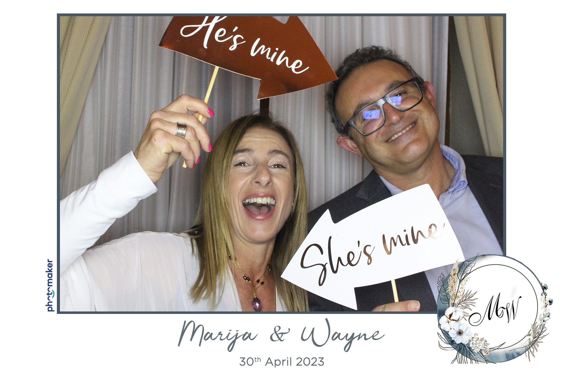 Marija & Wayne's Wedding | View more photos from the event at gallery.photomakerphotobooth.com.mt/u/PhotomakerMalta/Marija-Waynes-Wedding