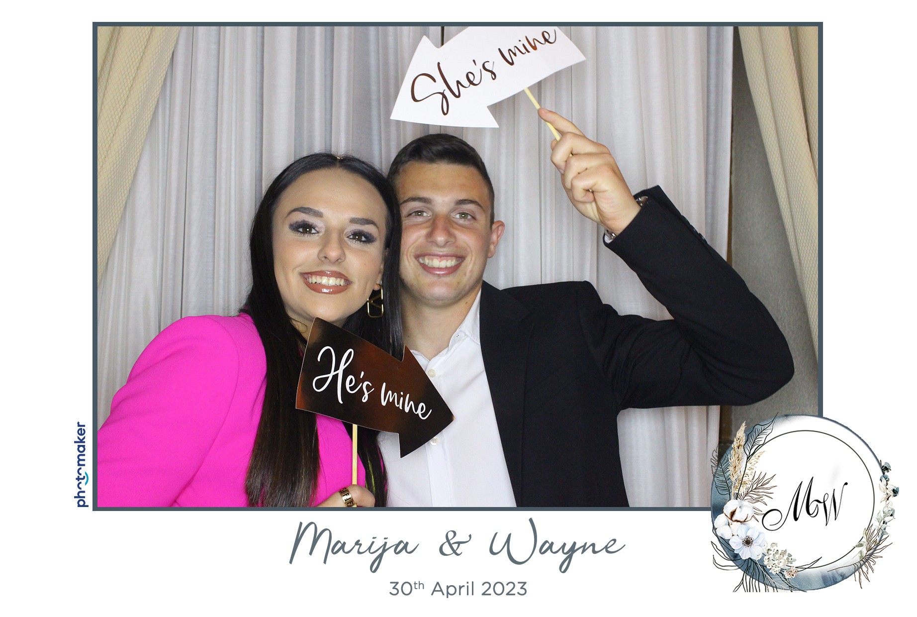 Marija & Wayne's Wedding | View more photos from the event at gallery.photomakerphotobooth.com.mt/u/PhotomakerMalta/Marija-Waynes-Wedding