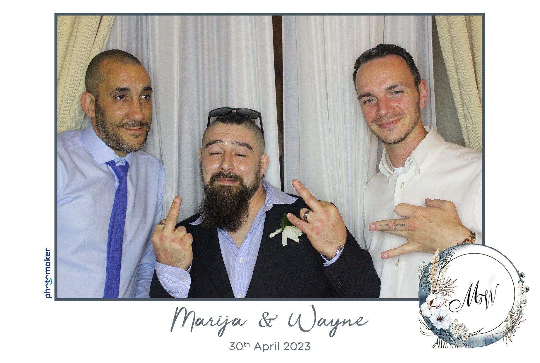 Marija & Wayne's Wedding | View more photos from the event at gallery.photomakerphotobooth.com.mt/u/PhotomakerMalta/Marija-Waynes-Wedding