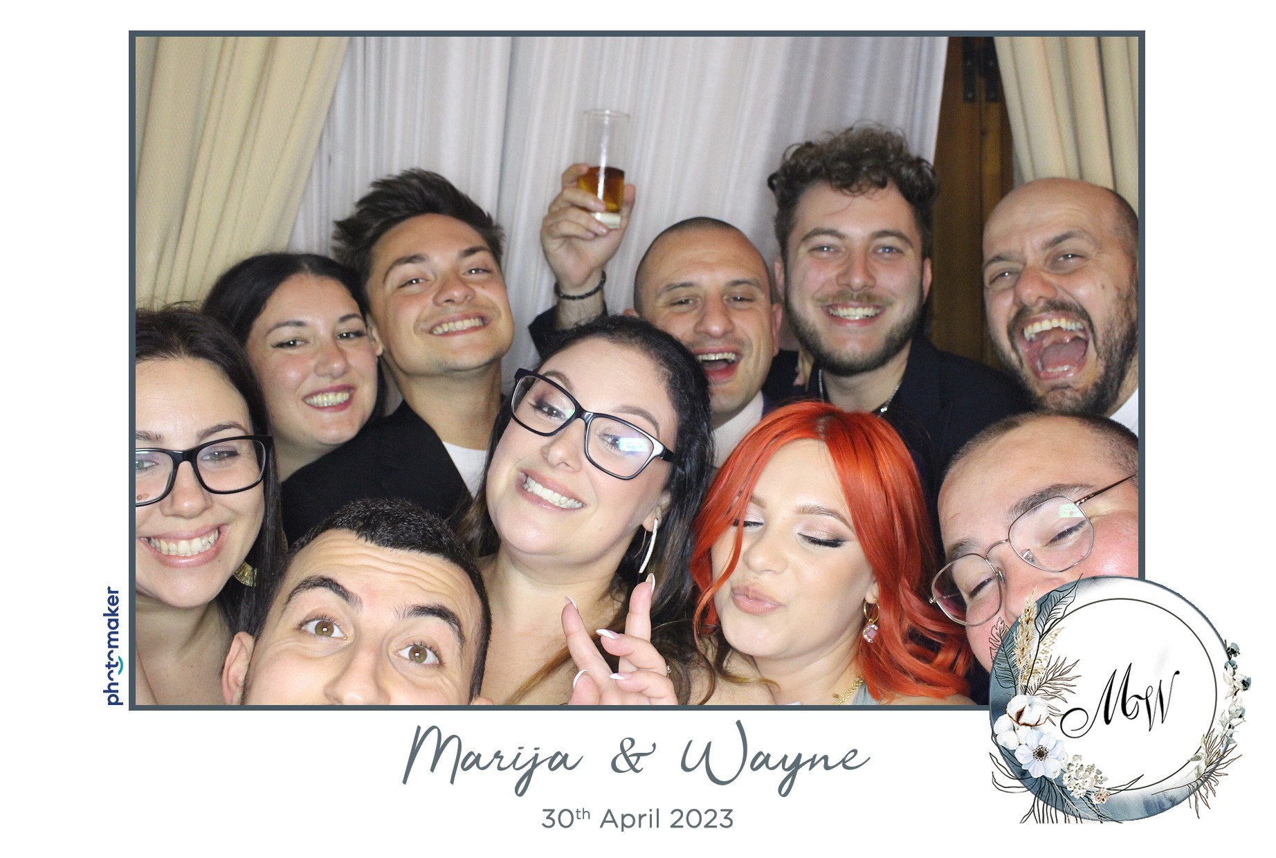 Marija & Wayne's Wedding | View more photos from the event at gallery.photomakerphotobooth.com.mt/u/PhotomakerMalta/Marija-Waynes-Wedding