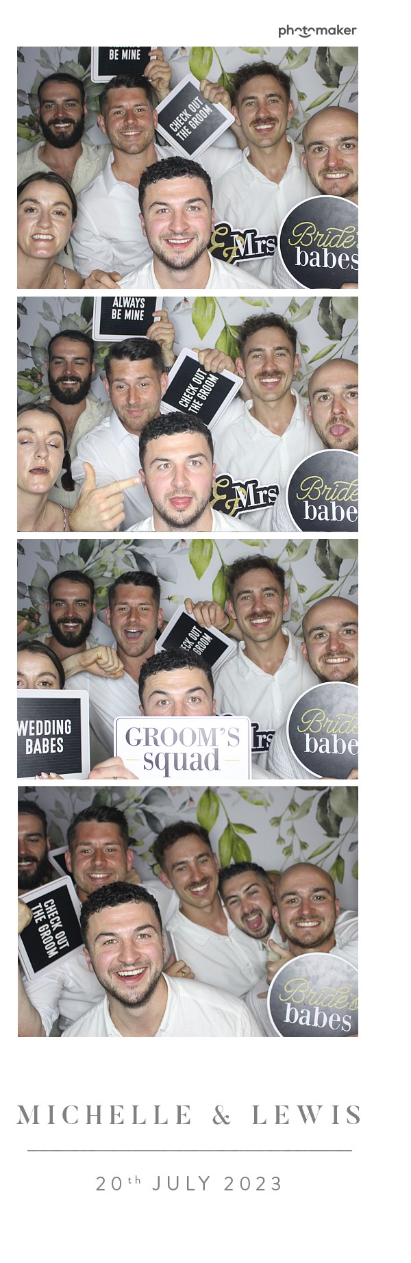 Michelle & Lewis' Wedding | View more photos from the event at gallery.photomakerphotobooth.com.mt/u/PhotomakerMalta/Michelle-Lewis-Wedding