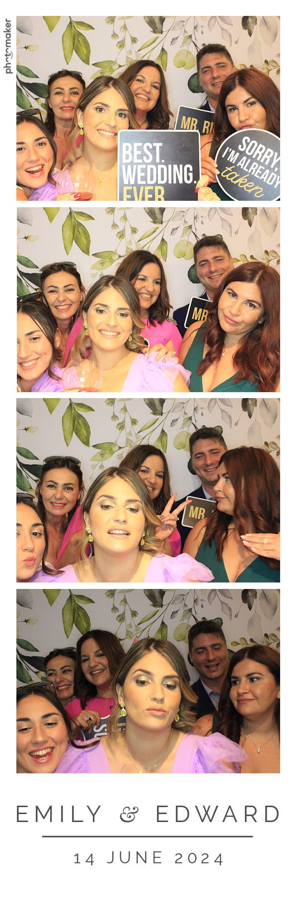 Emily & Edward's wedding | View more photos from the event at gallery.photomakerphotobooth.com.mt/u/PhotomakerMalta/Emily-Edwards-wedding