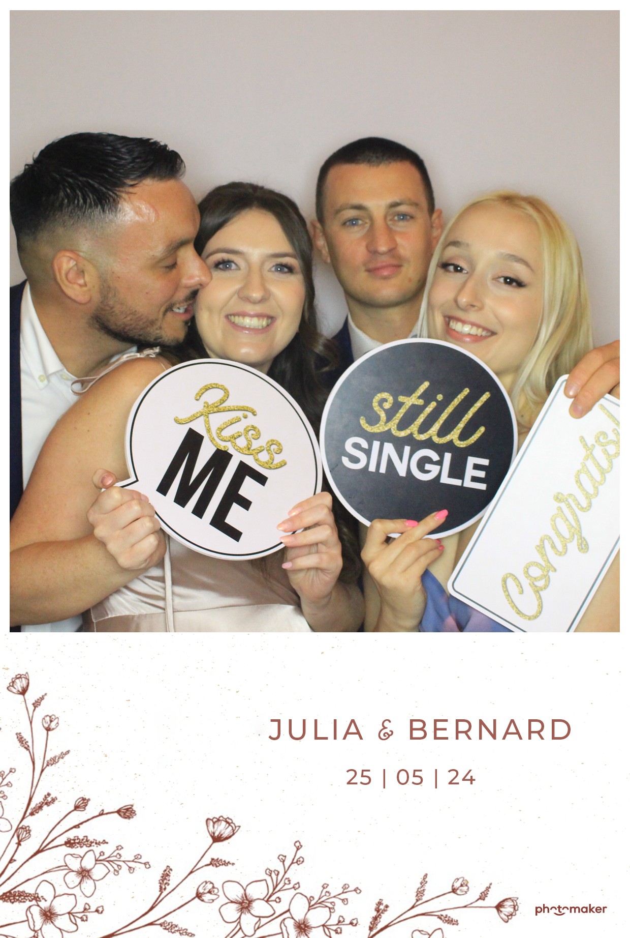 Julia & Bernard's Wedding | View more photos from the event at gallery.photomakerphotobooth.com.mt/u/PhotomakerMalta/Julia-Bernards-Wedding