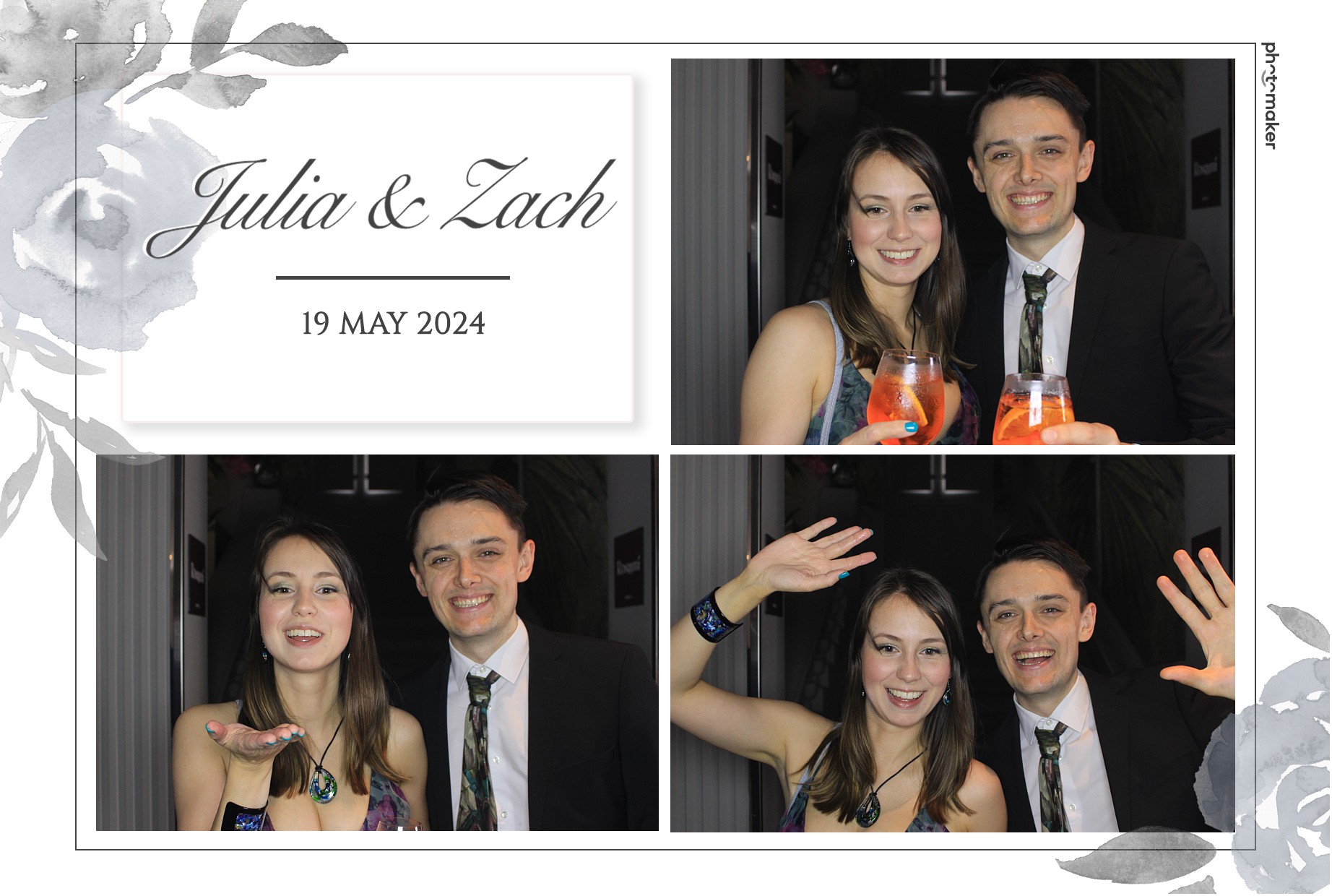 Julia & Zach's Wedding | View more photos from the event at gallery.photomakerphotobooth.com.mt/u/PhotomakerMalta/Julia-Zachs-Wedding