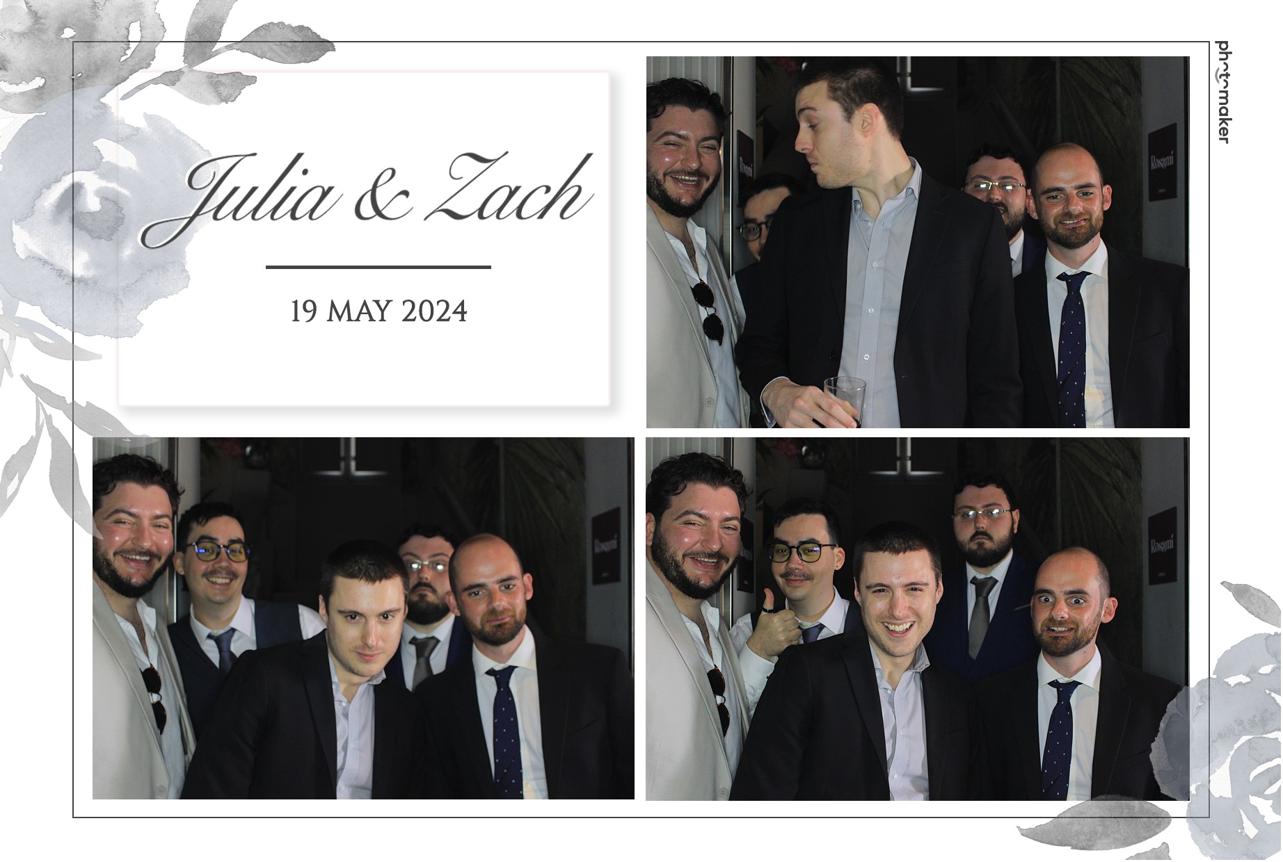 Julia & Zach's Wedding | View more photos from the event at gallery.photomakerphotobooth.com.mt/u/PhotomakerMalta/Julia-Zachs-Wedding
