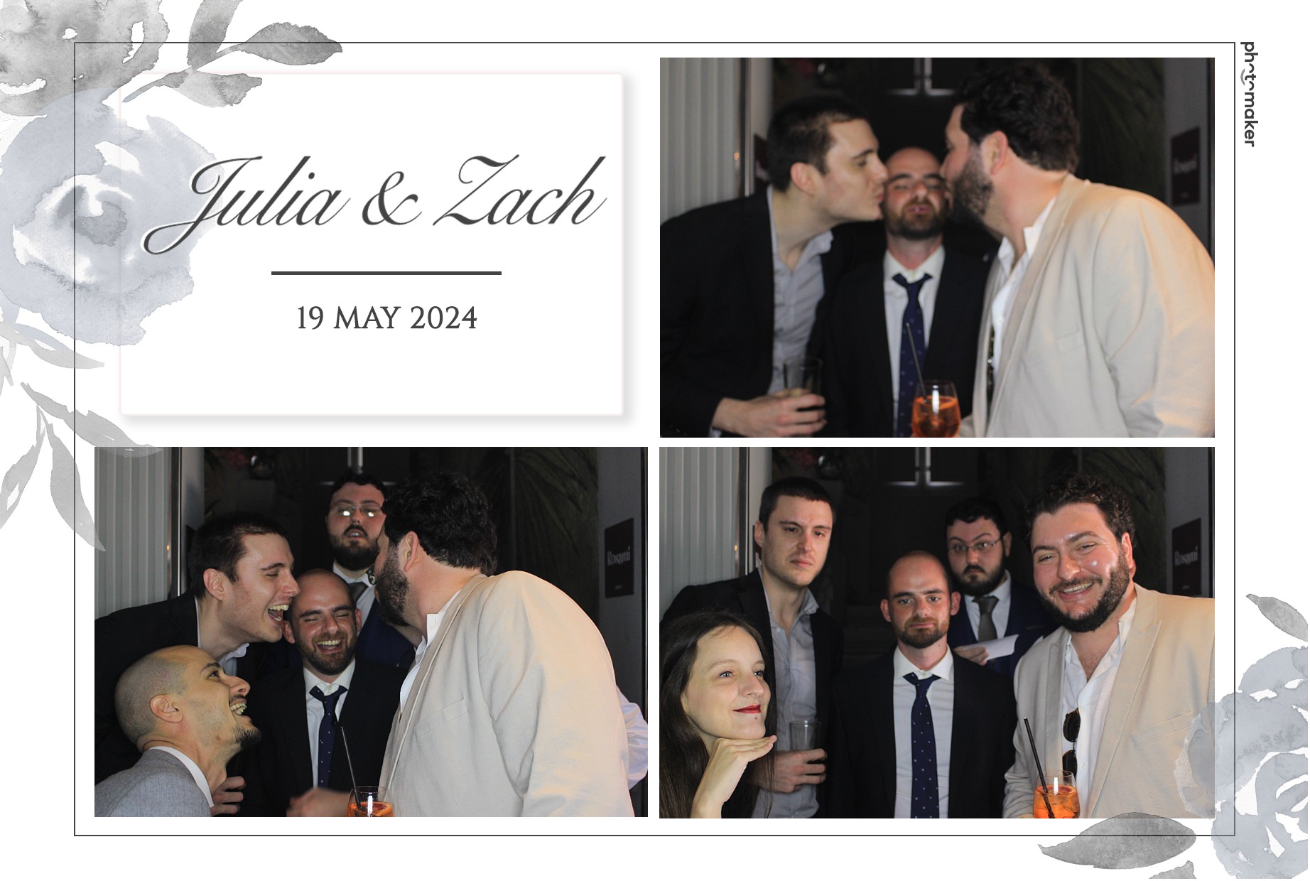 Julia & Zach's Wedding | View more photos from the event at gallery.photomakerphotobooth.com.mt/u/PhotomakerMalta/Julia-Zachs-Wedding