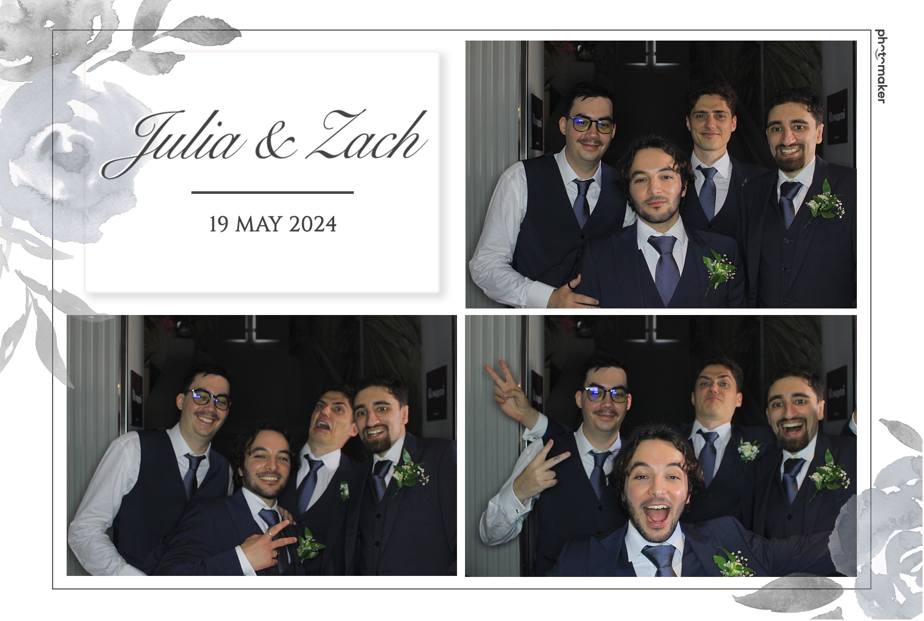 Julia & Zach's Wedding | View more photos from the event at gallery.photomakerphotobooth.com.mt/u/PhotomakerMalta/Julia-Zachs-Wedding