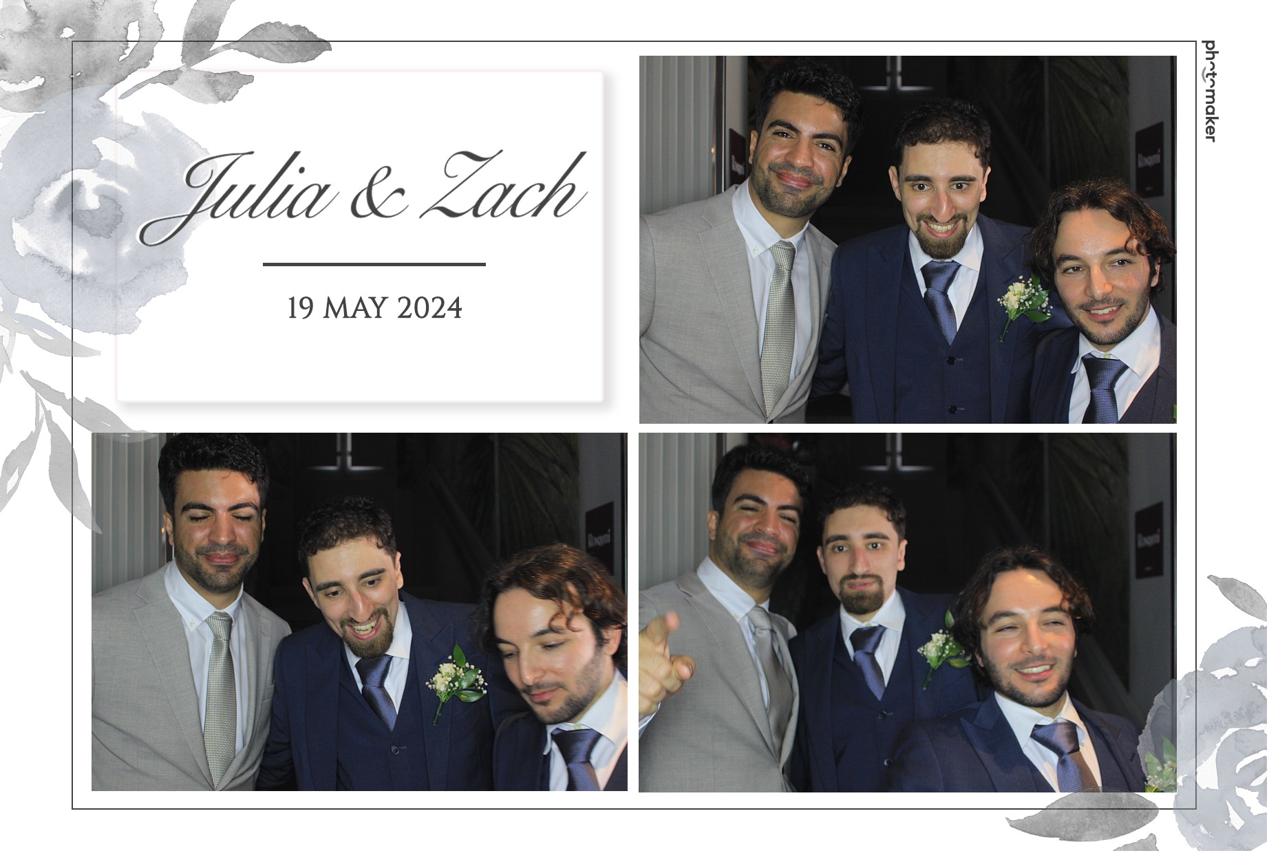 Julia & Zach's Wedding | View more photos from the event at gallery.photomakerphotobooth.com.mt/u/PhotomakerMalta/Julia-Zachs-Wedding