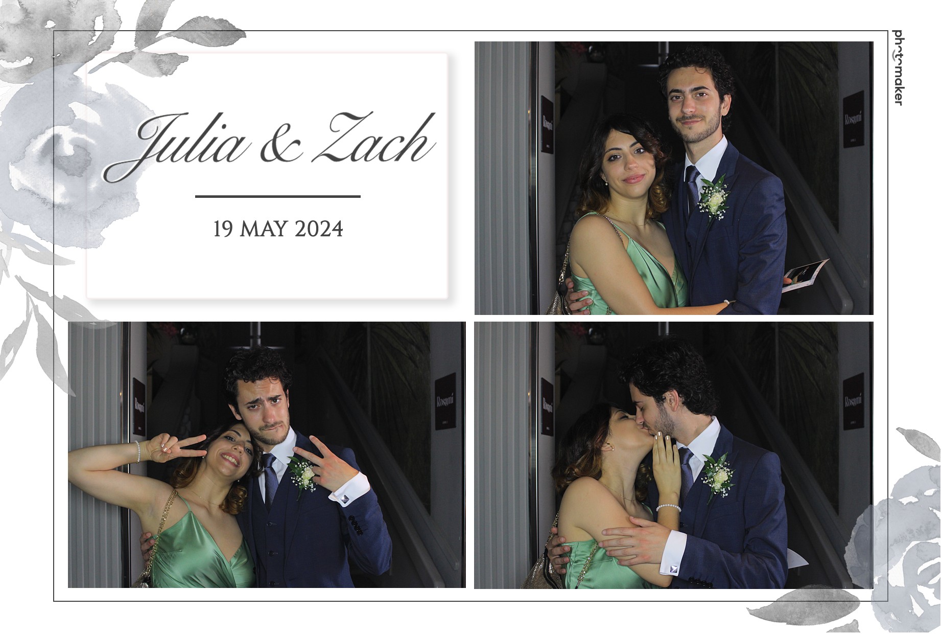 Julia & Zach's Wedding | View more photos from the event at gallery.photomakerphotobooth.com.mt/u/PhotomakerMalta/Julia-Zachs-Wedding